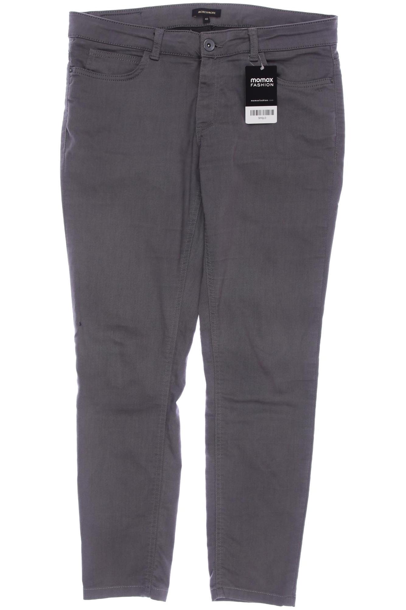 

More & More Damen Stoffhose, grau, Gr. 40