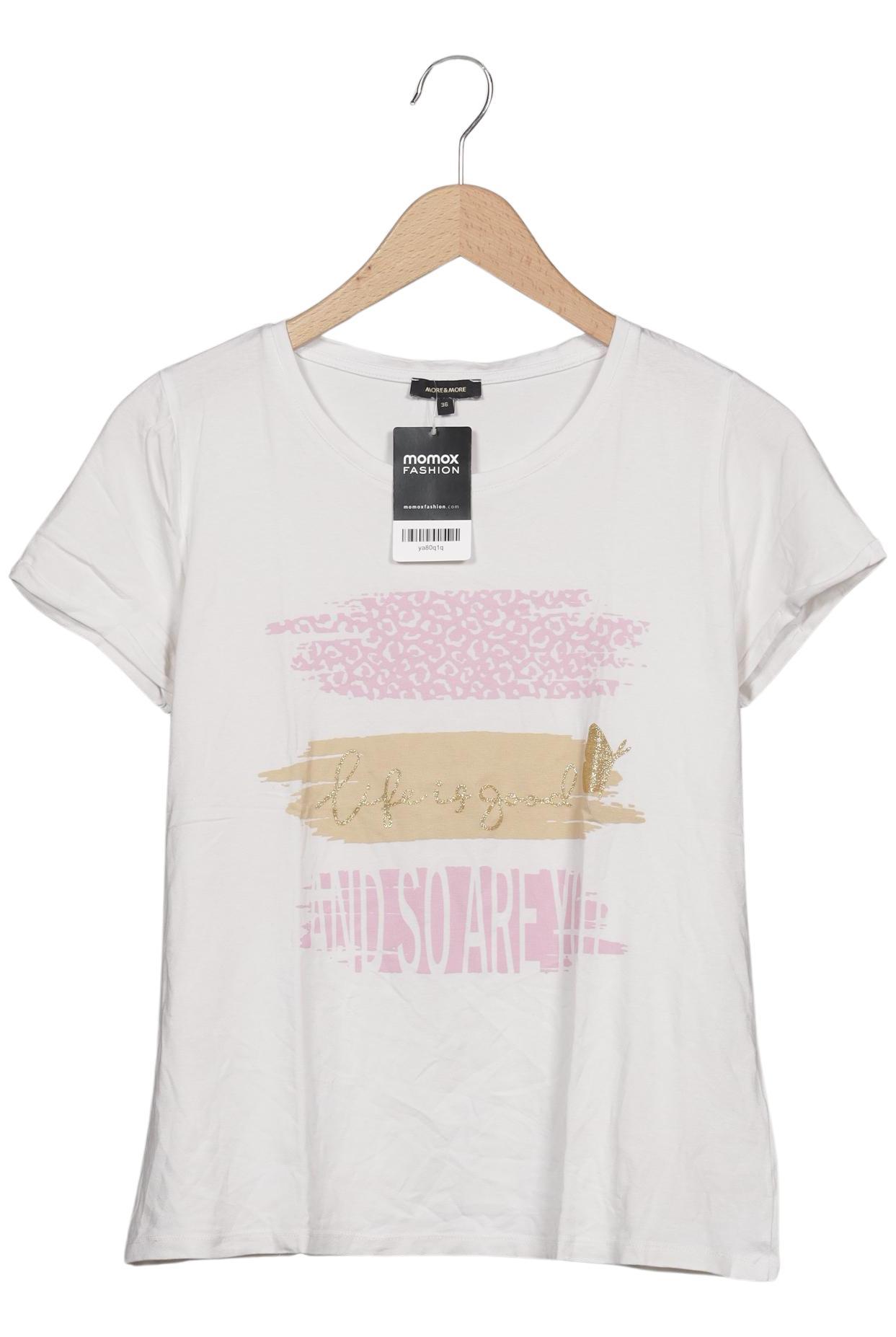 

More & More Damen T-Shirt, weiß, Gr. 36