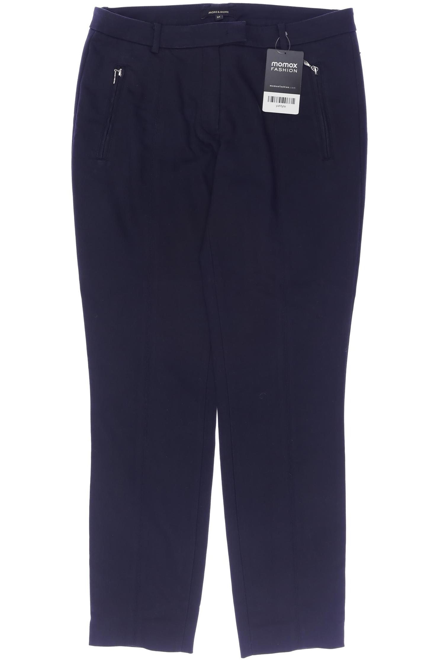 

More & More Damen Stoffhose, marineblau, Gr. 34