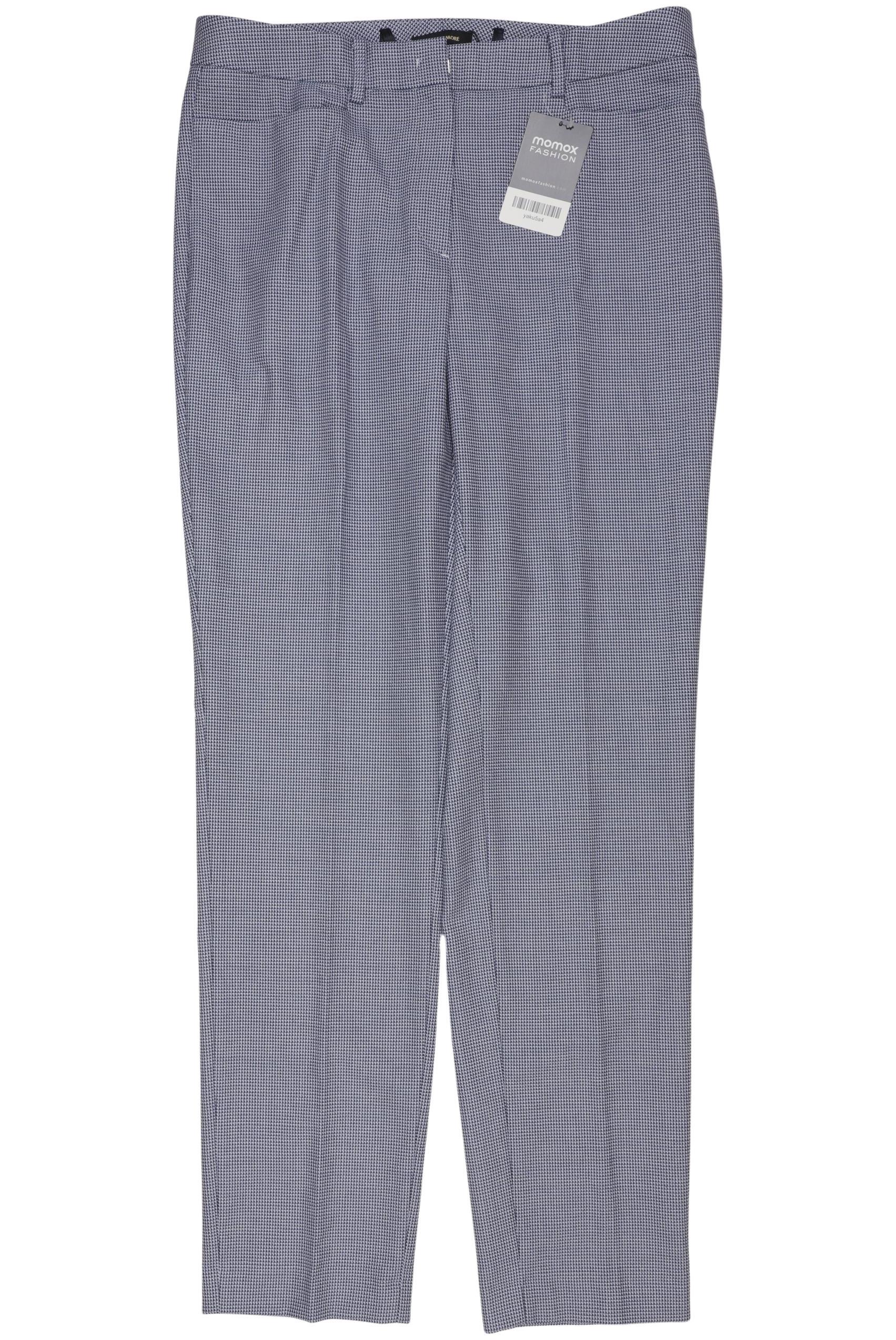 

More & More Damen Stoffhose, blau, Gr. 36