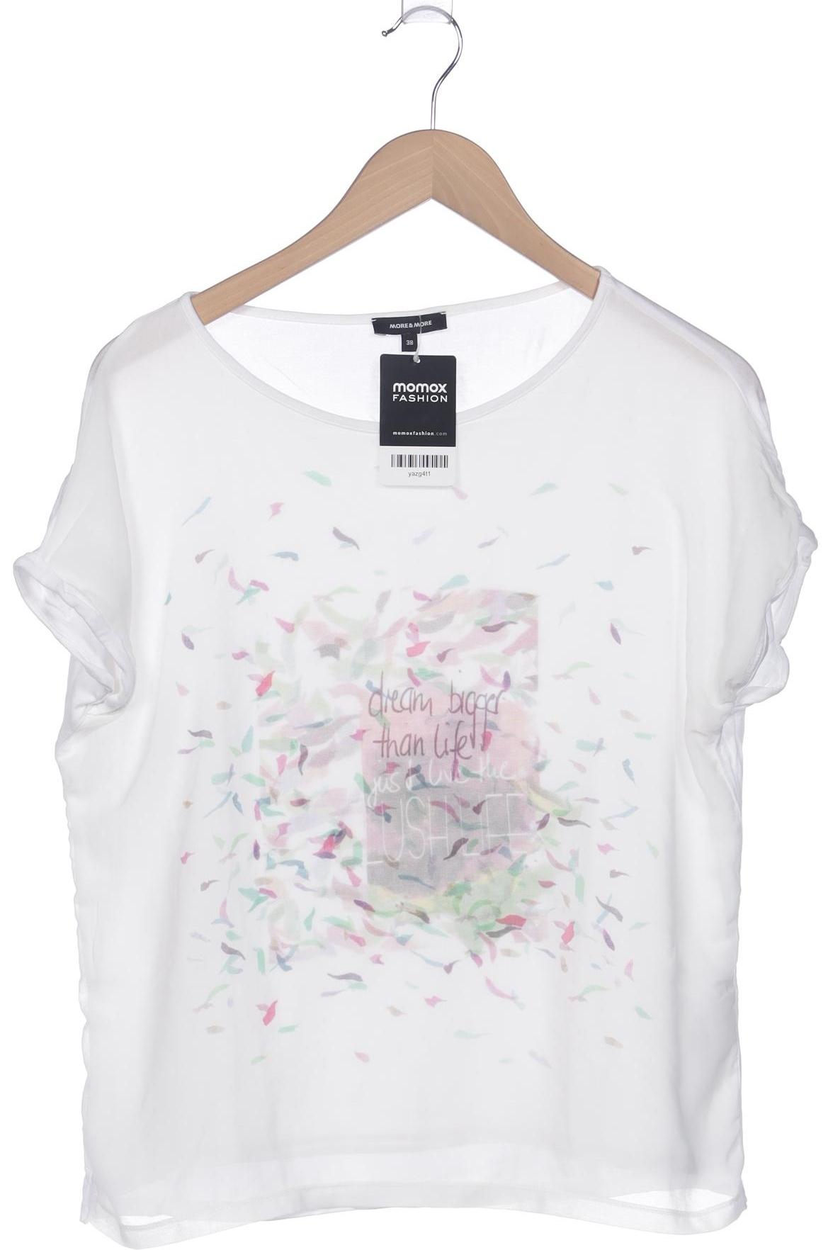 

More & More Damen T-Shirt, weiß, Gr. 38