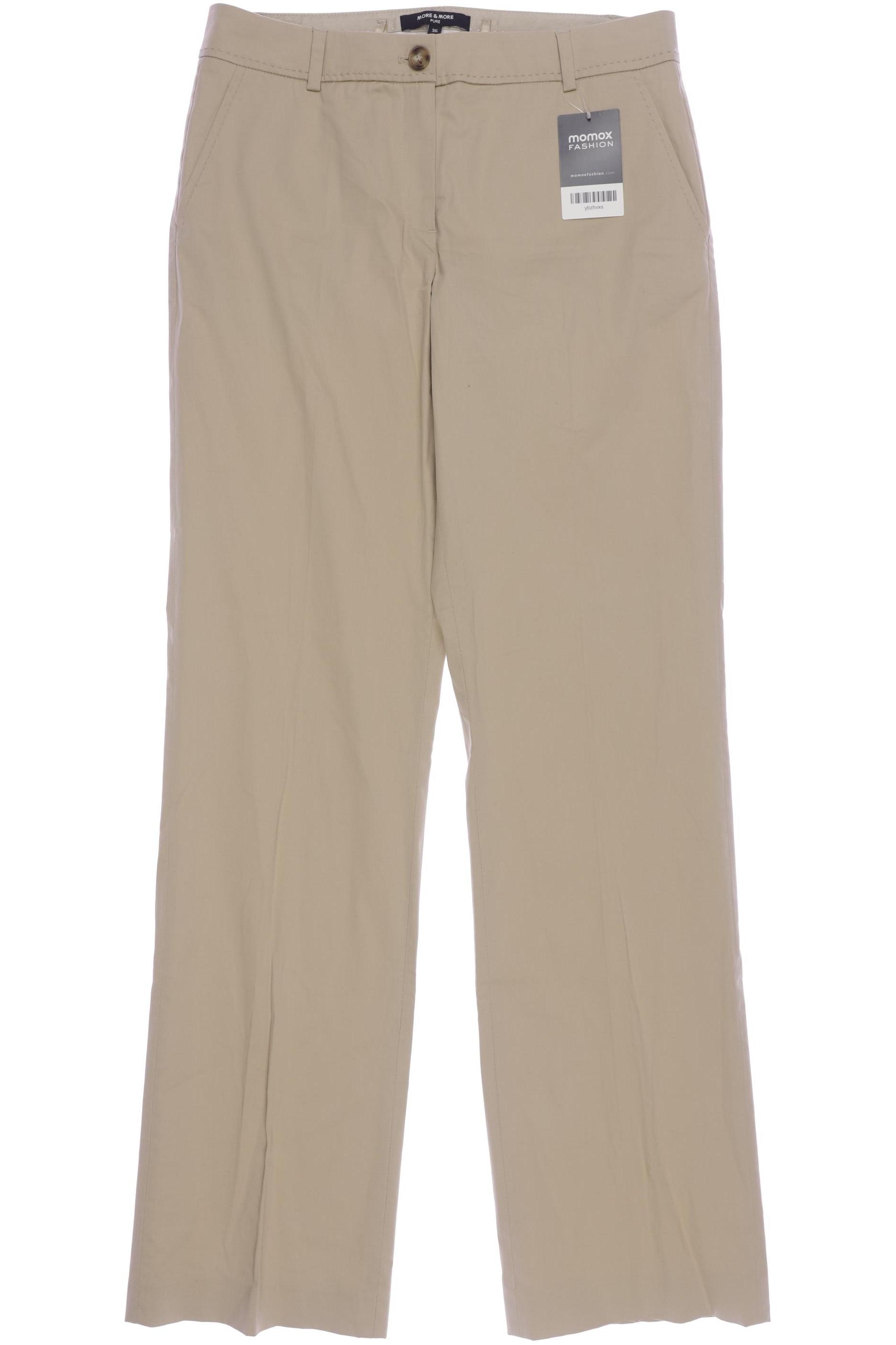 

More & More Damen Stoffhose, beige, Gr. 36