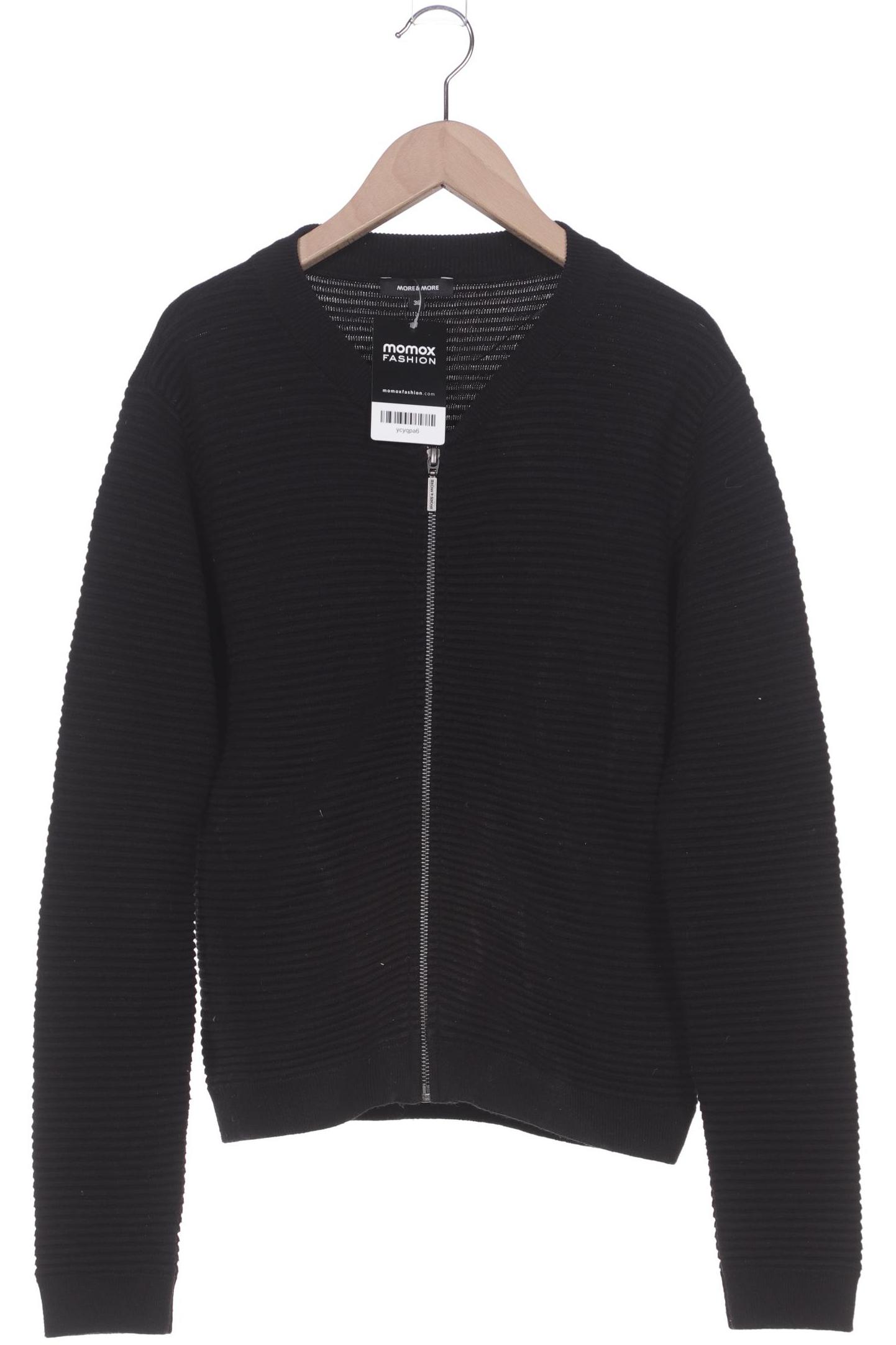 

More & More Damen Strickjacke, schwarz, Gr. 36