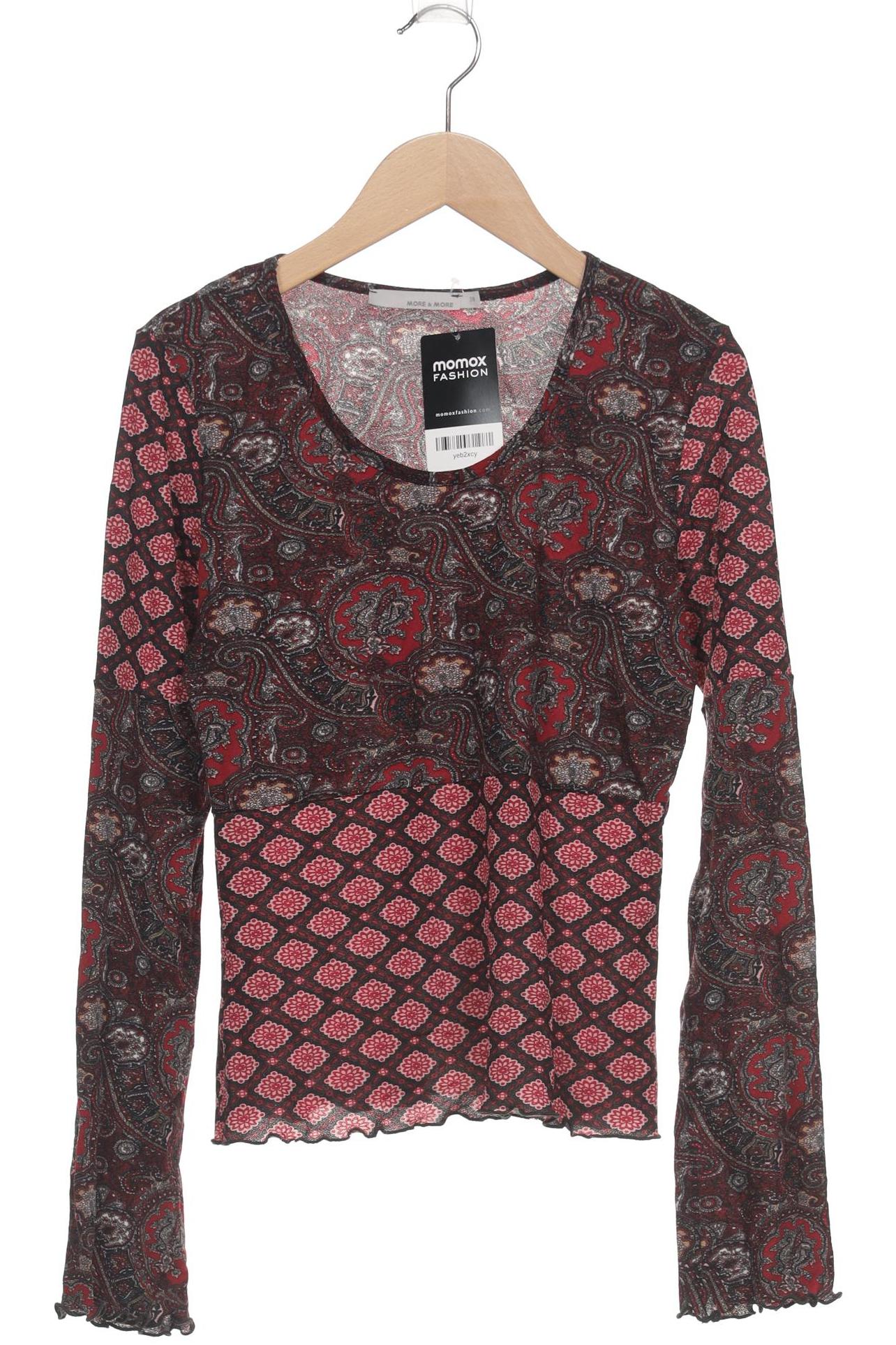 

More & More Damen Langarmshirt, bordeaux, Gr. 38