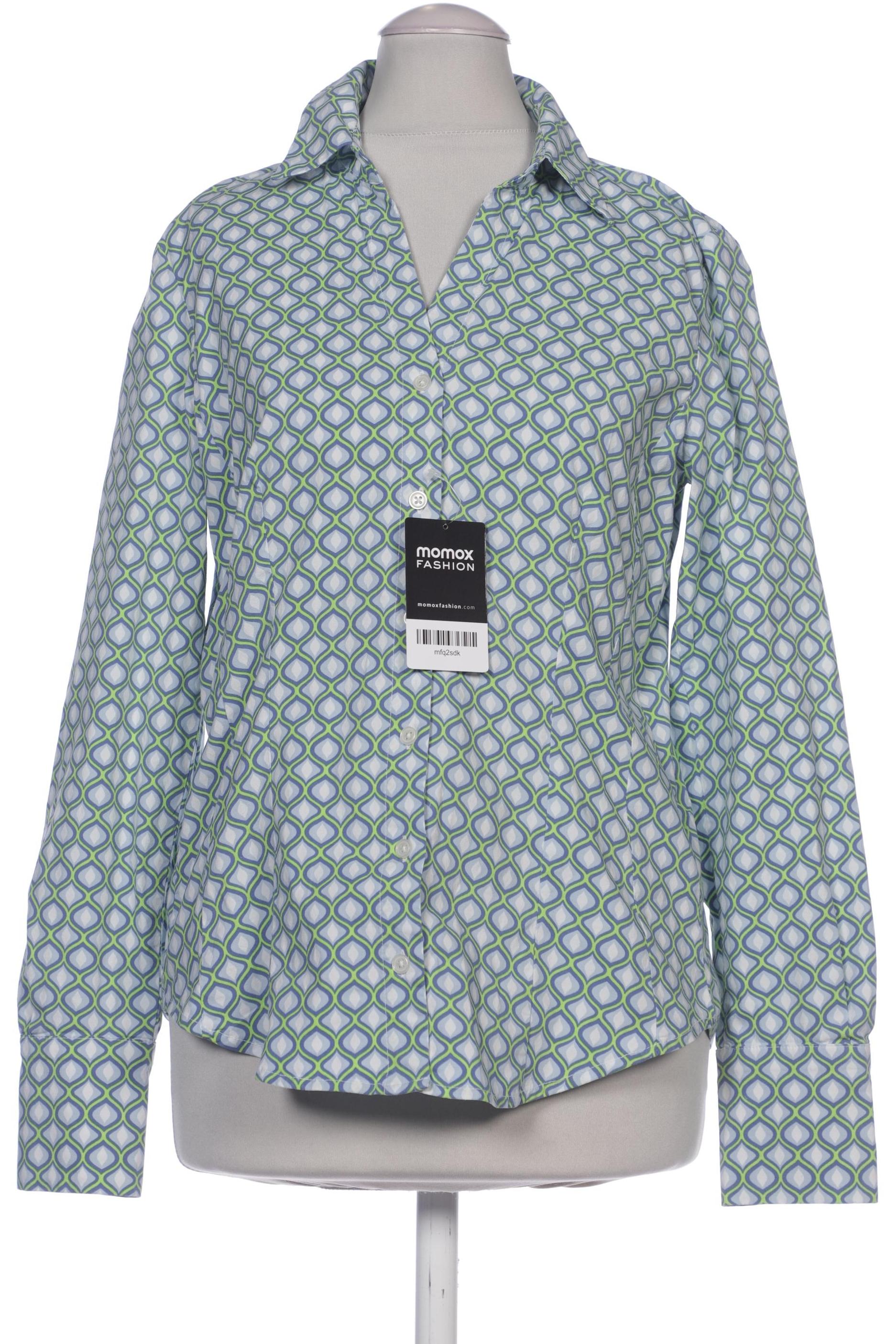 

More & More Damen Bluse, blau, Gr. 34