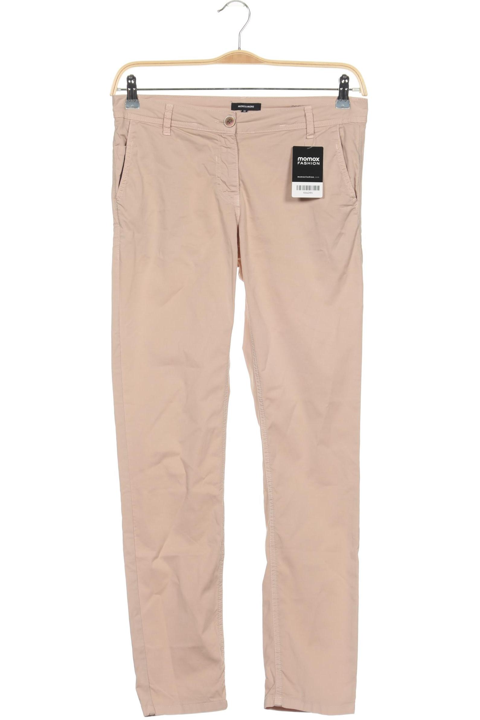 

More & More Damen Stoffhose, beige, Gr. 36