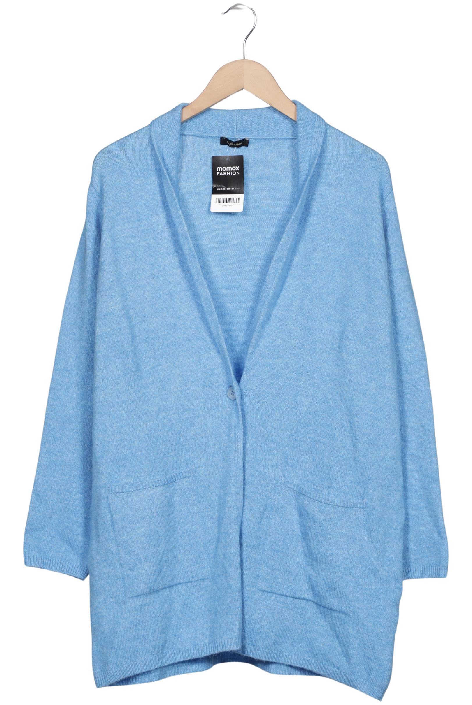 

More & More Damen Strickjacke, hellblau, Gr. 42