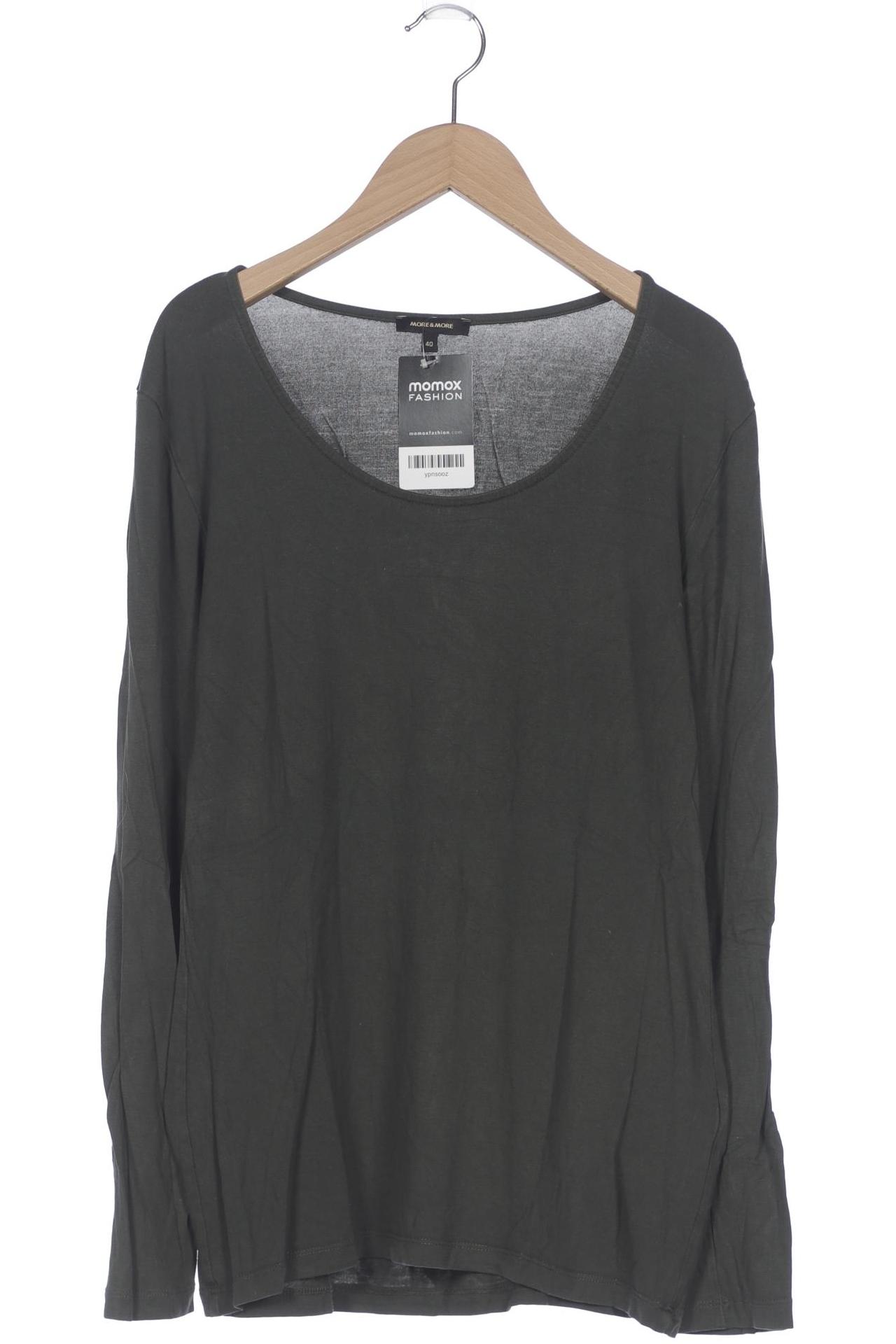 

More & More Damen Langarmshirt, grün, Gr. 40