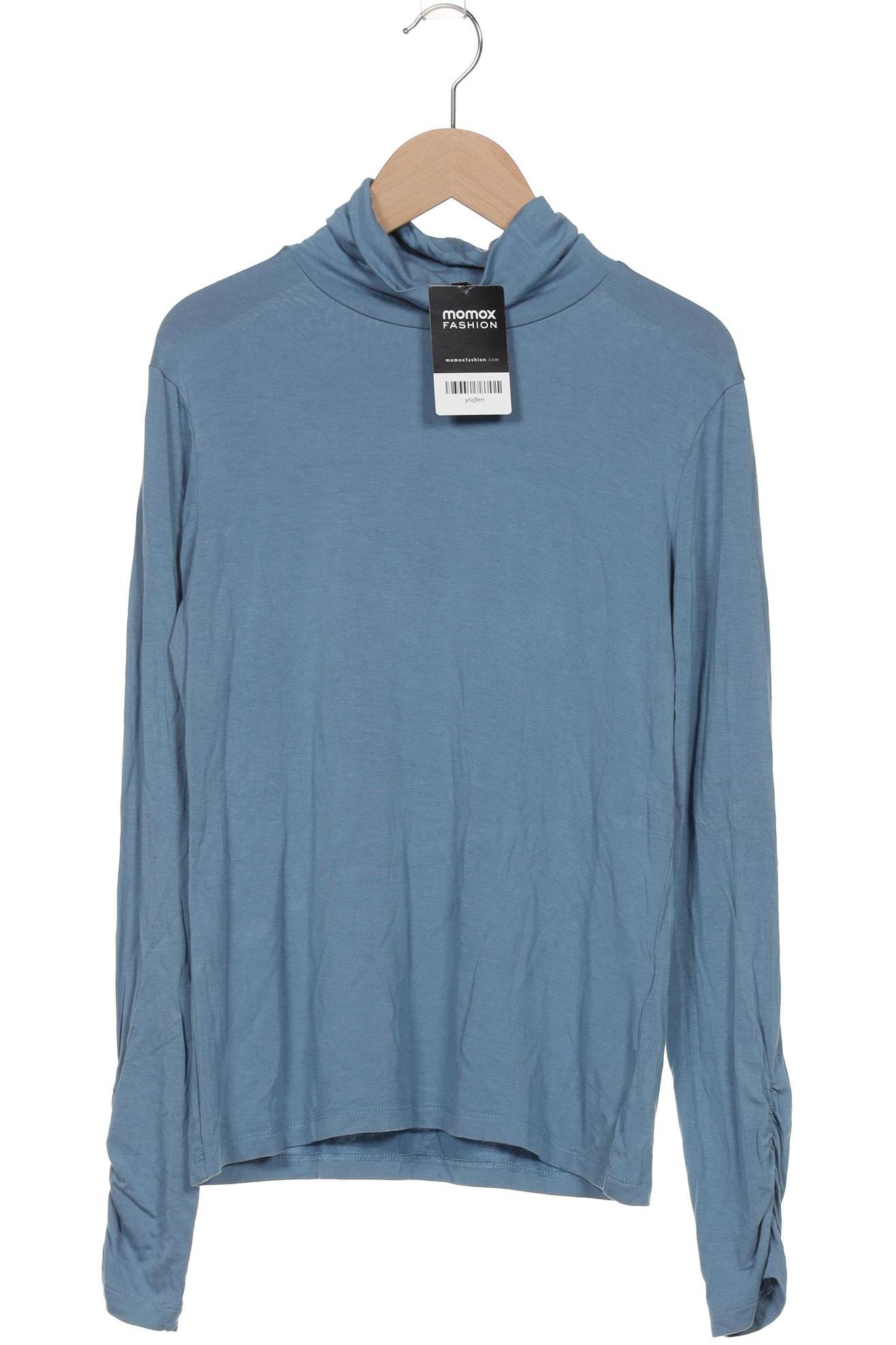 

More & More Damen Langarmshirt, blau, Gr. 36