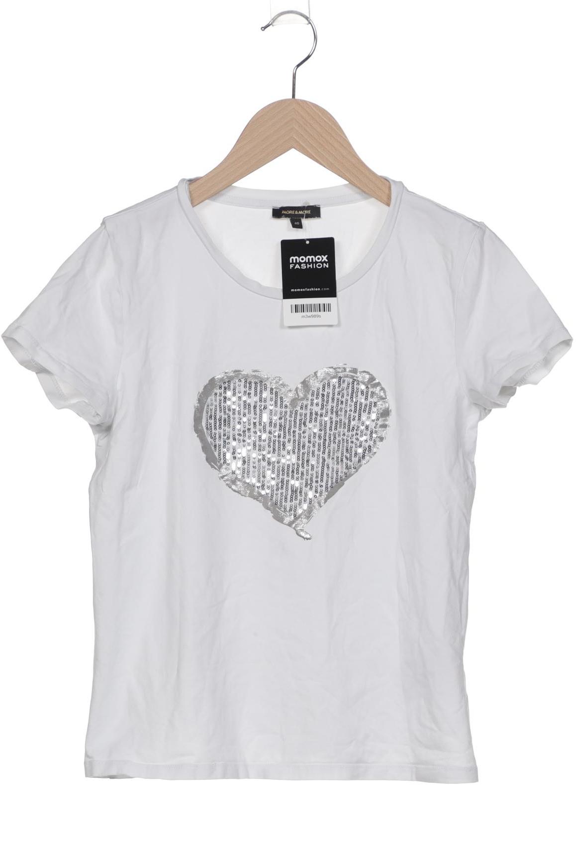 

More & More Damen T-Shirt, weiß, Gr. 40