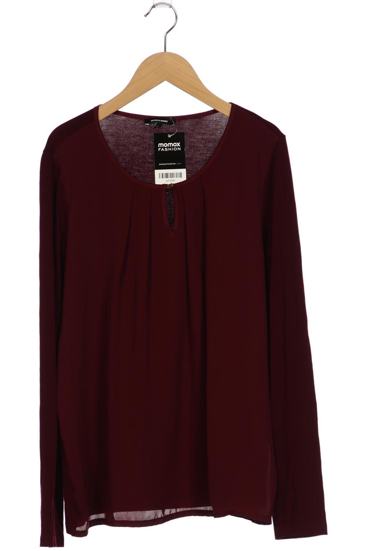 

More & More Damen Langarmshirt, bordeaux, Gr. 42