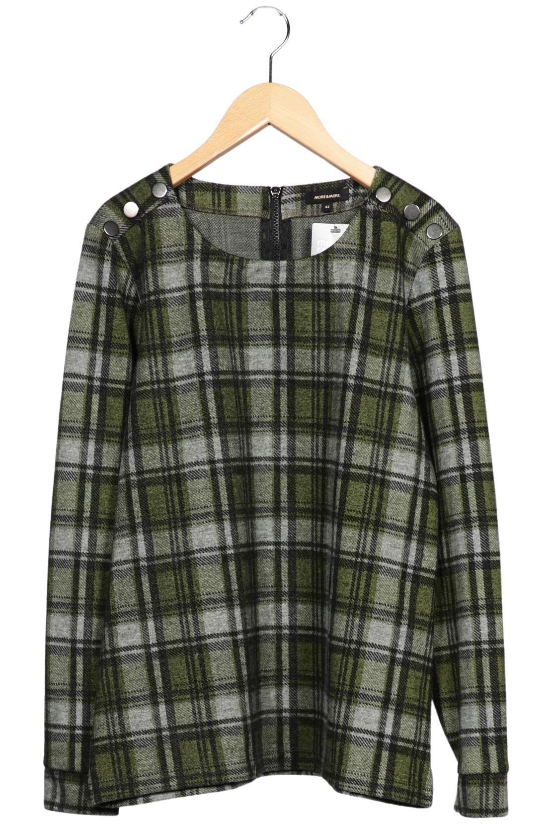 

More & More Damen Langarmshirt, grün, Gr. 42