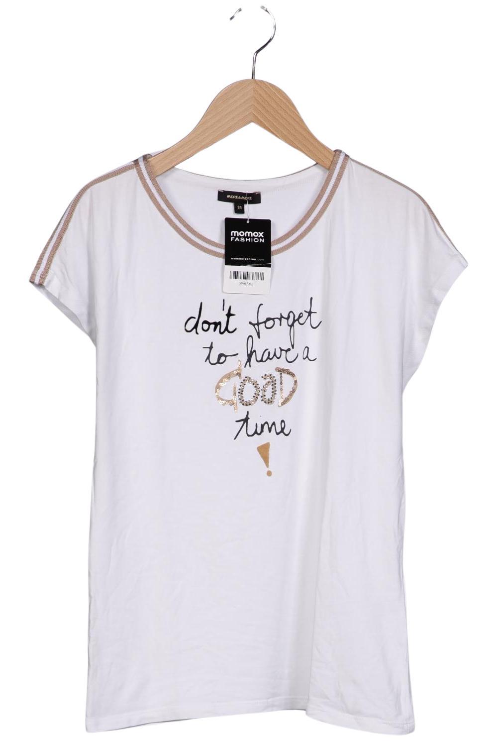 

More & More Damen T-Shirt, weiß, Gr. 34
