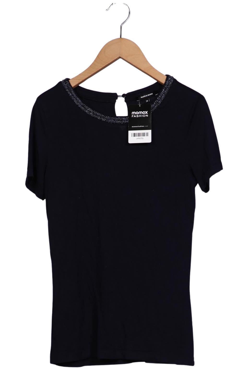 

More & More Damen T-Shirt, marineblau, Gr. 34