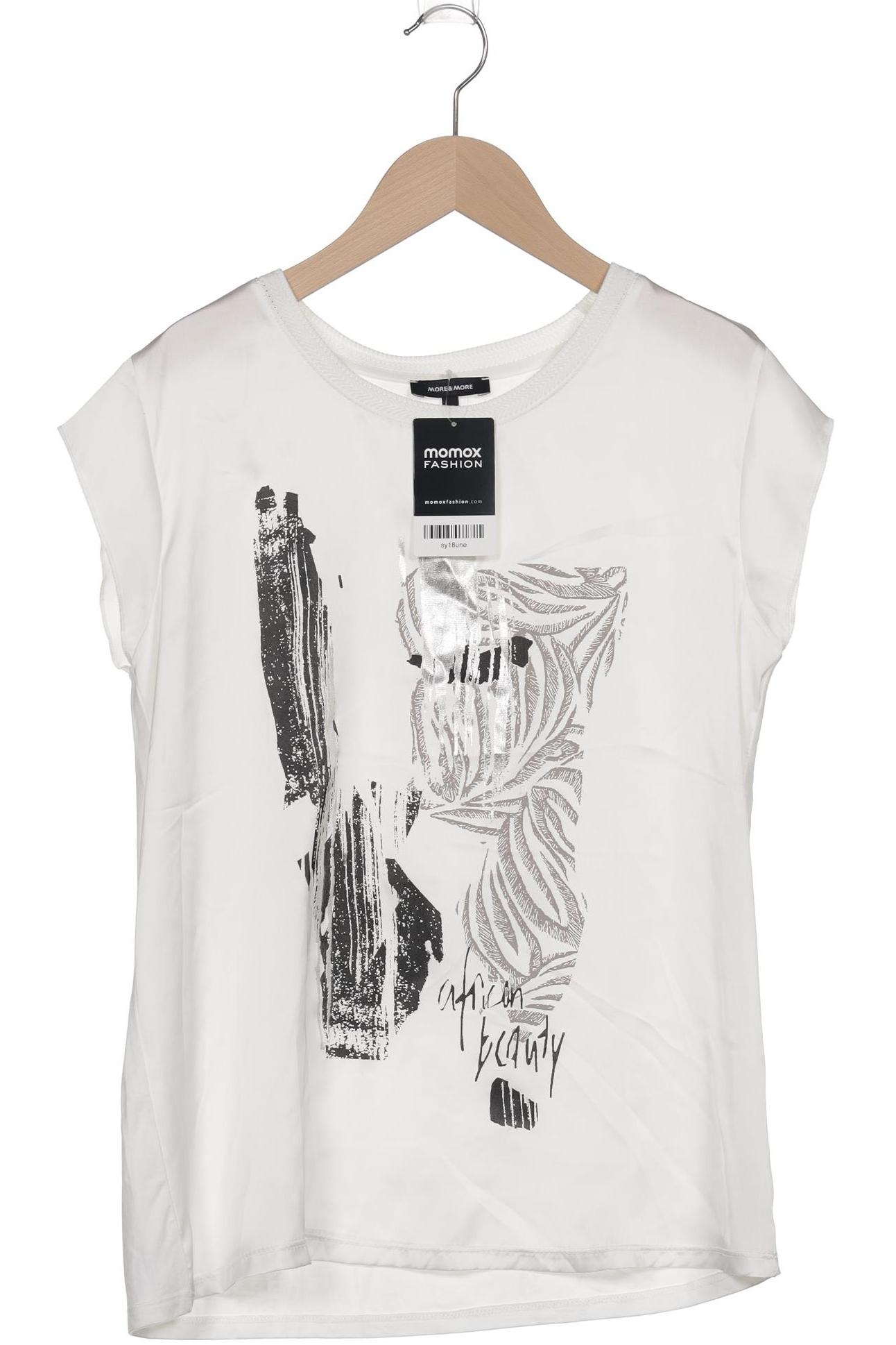 

More & More Damen T-Shirt, weiß, Gr. 36