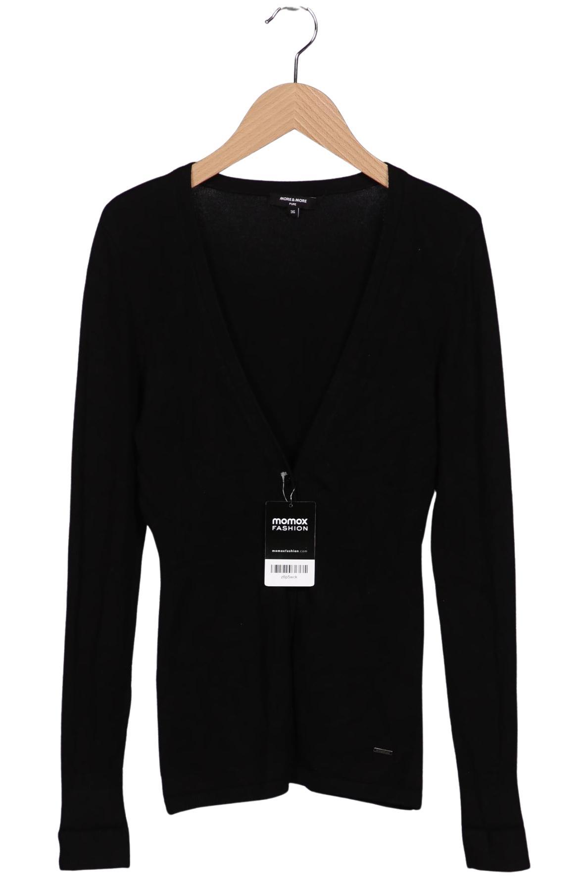 

More & More Damen Strickjacke, schwarz, Gr. 36