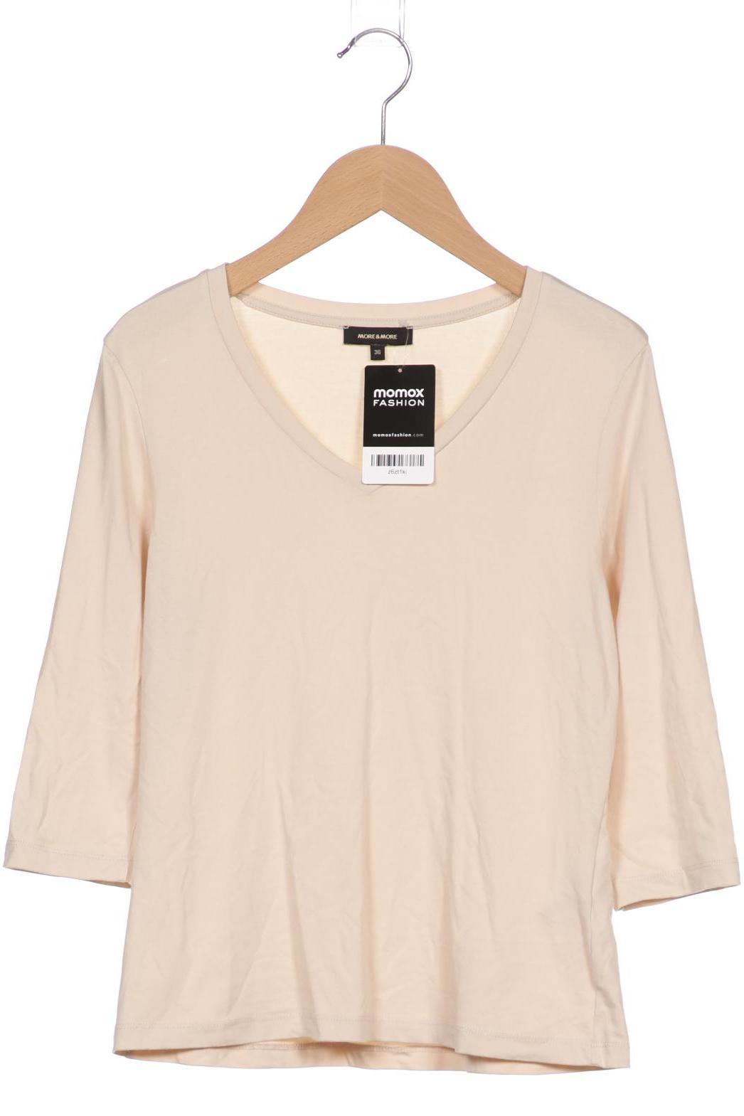 

More & More Damen Langarmshirt, beige, Gr. 36
