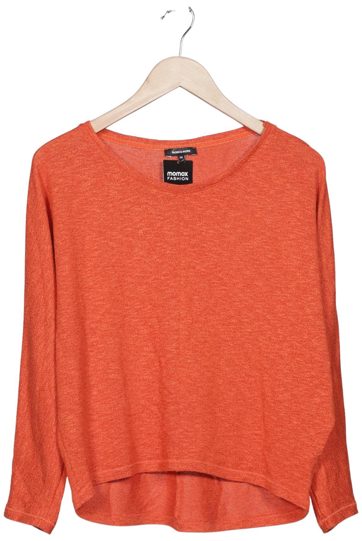 

More & More Damen Langarmshirt, orange, Gr. 38
