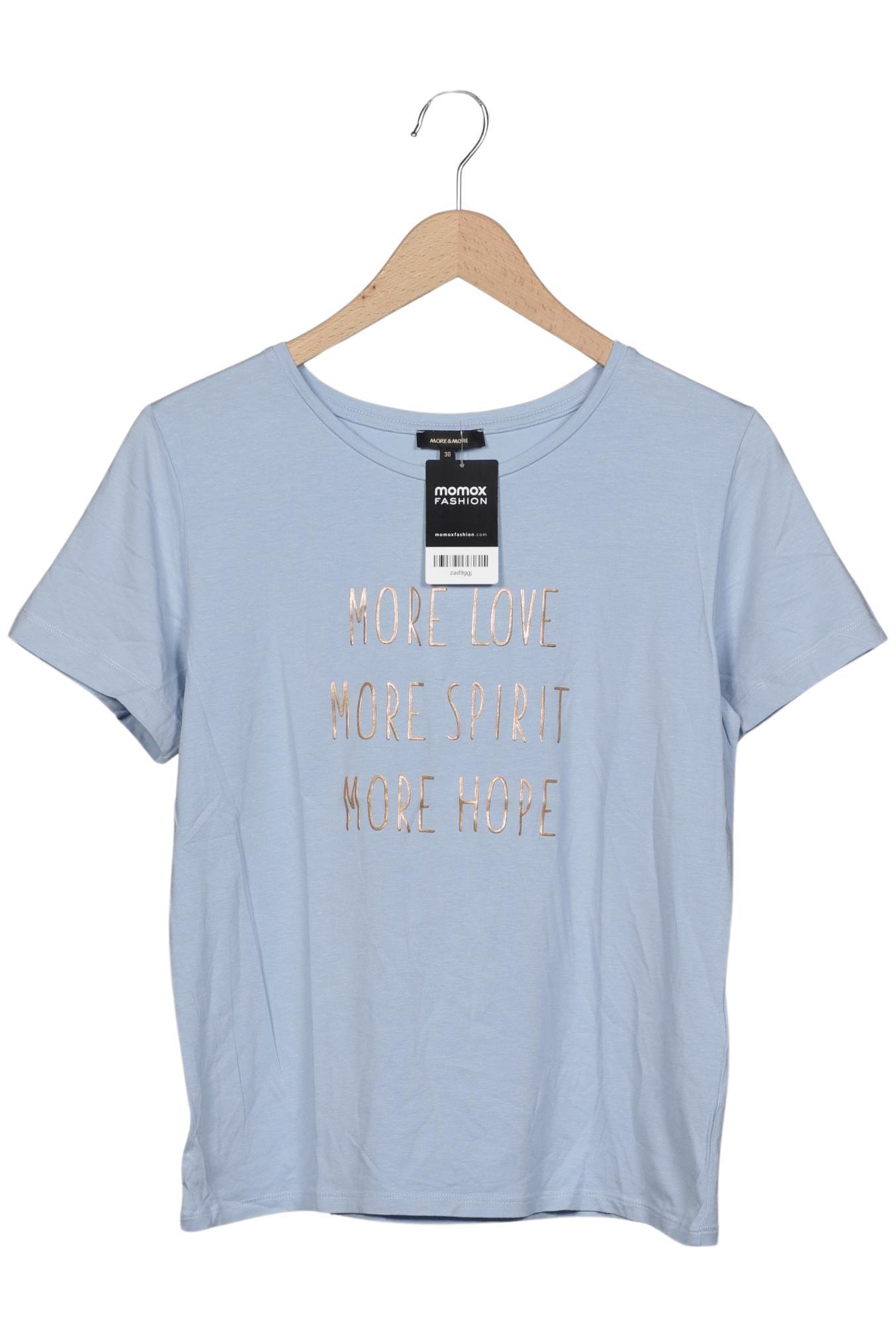 

More & More Damen T-Shirt, hellblau, Gr. 38