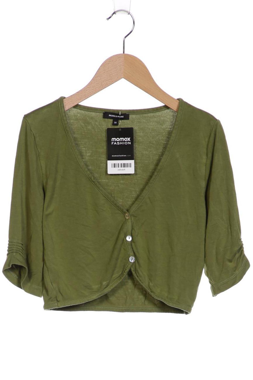 

More & More Damen Strickjacke, grün, Gr. 38