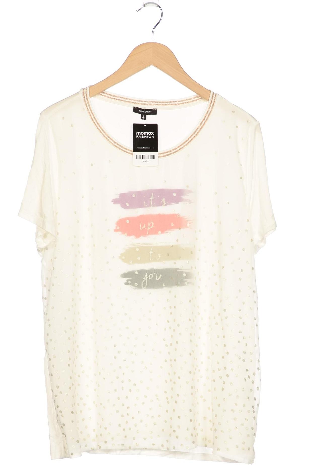 

More & More Damen T-Shirt, weiß, Gr. 46