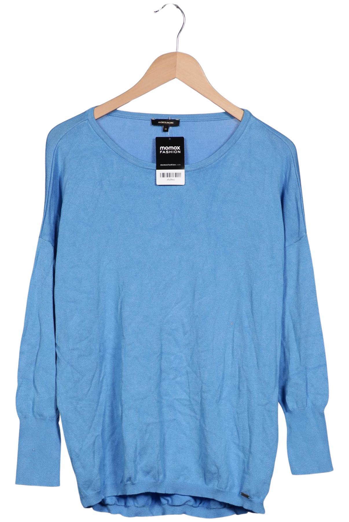 

More & More Damen Pullover, blau, Gr. 38