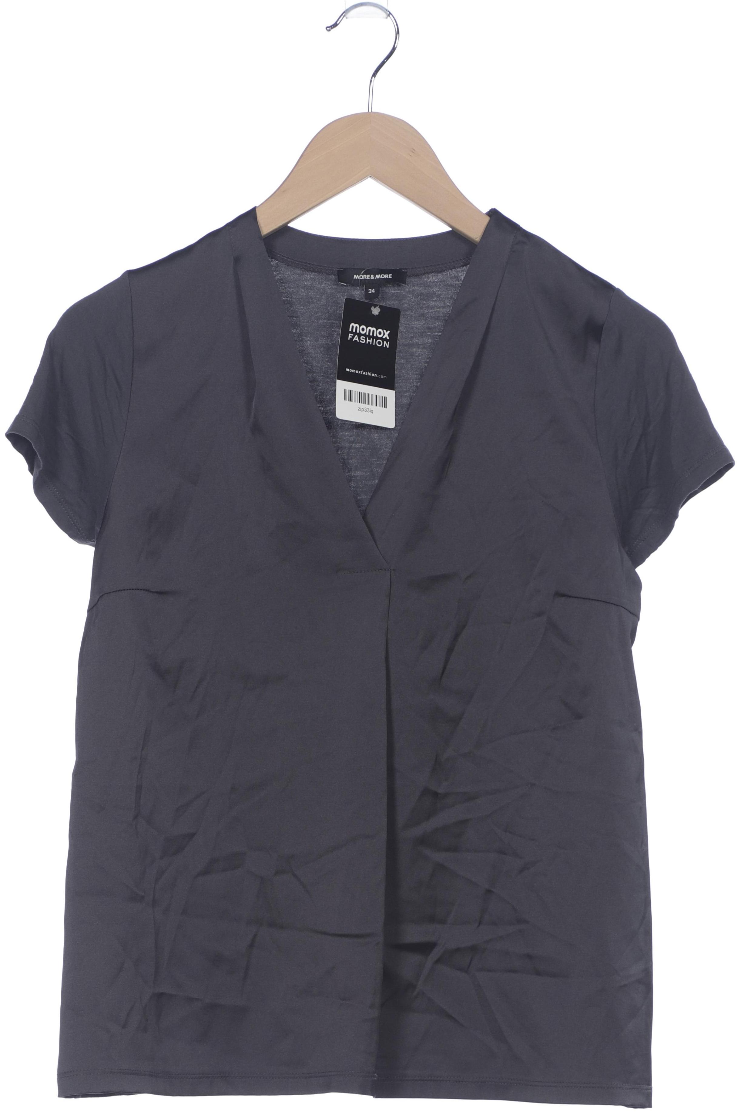 

More & More Damen T-Shirt, grau, Gr. 34