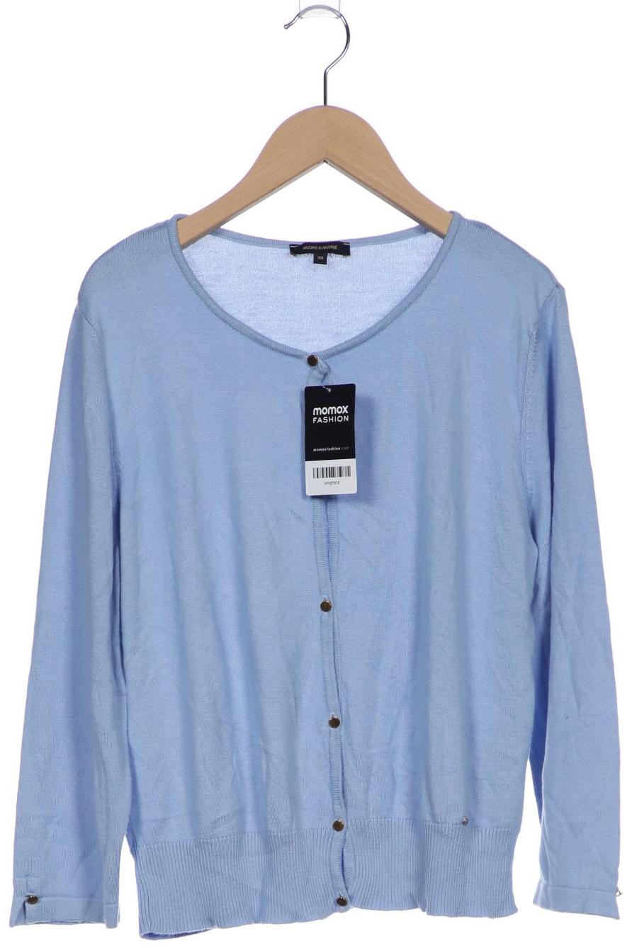 

More & More Damen Strickjacke, blau, Gr. 38