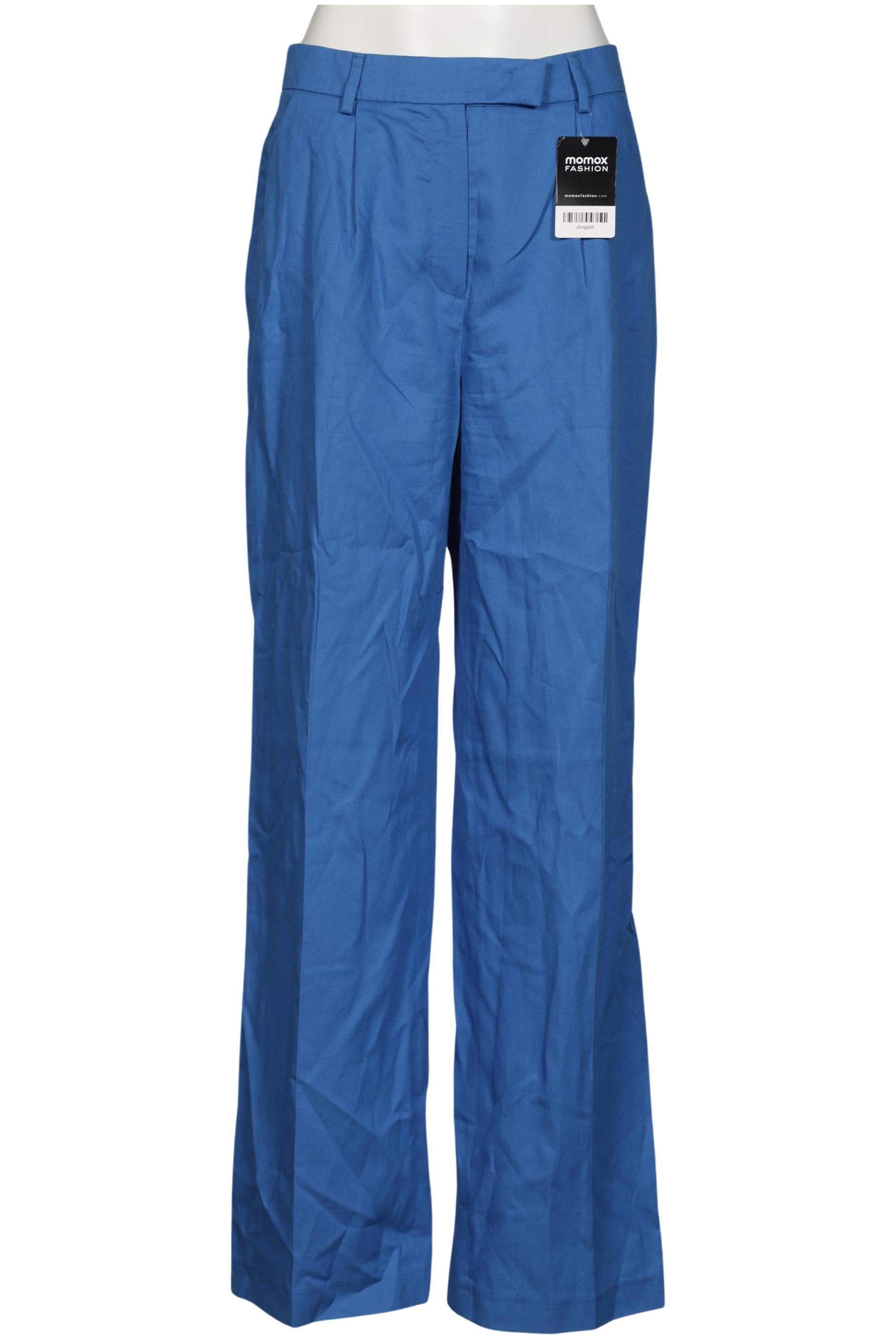 

More & More Damen Stoffhose, blau, Gr. 38