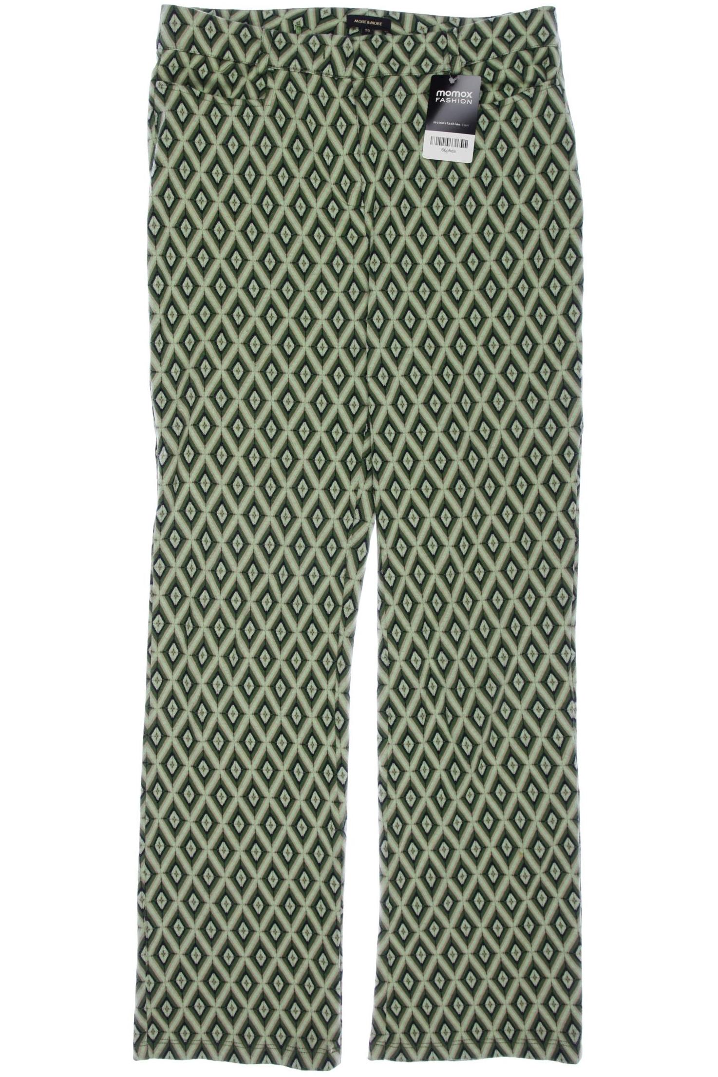

More & More Damen Stoffhose, grün, Gr. 38