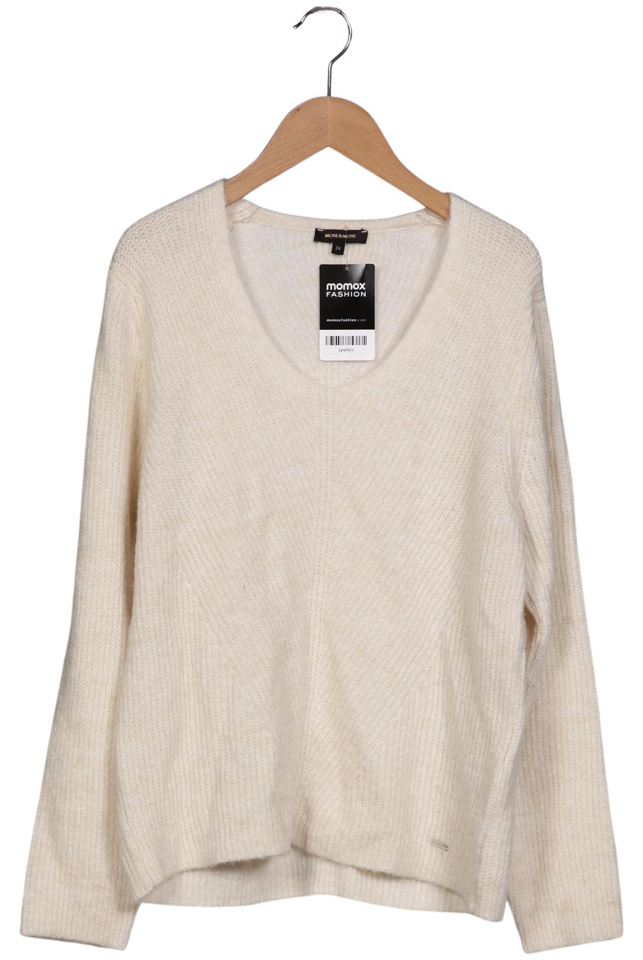 

More & More Damen Pullover, cremeweiß, Gr. 34
