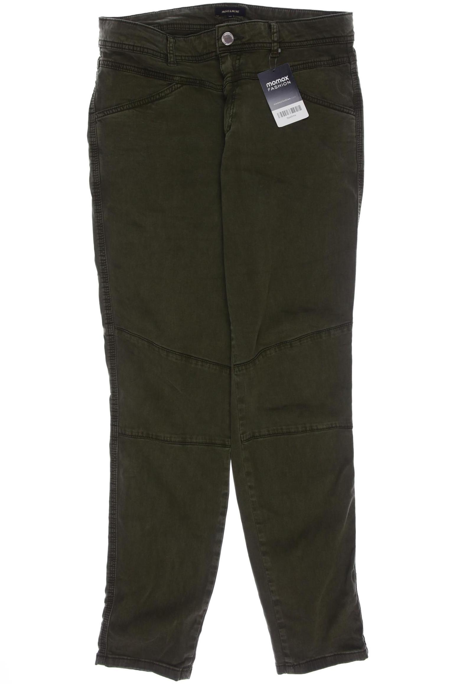 

More & More Damen Stoffhose, grün, Gr. 38