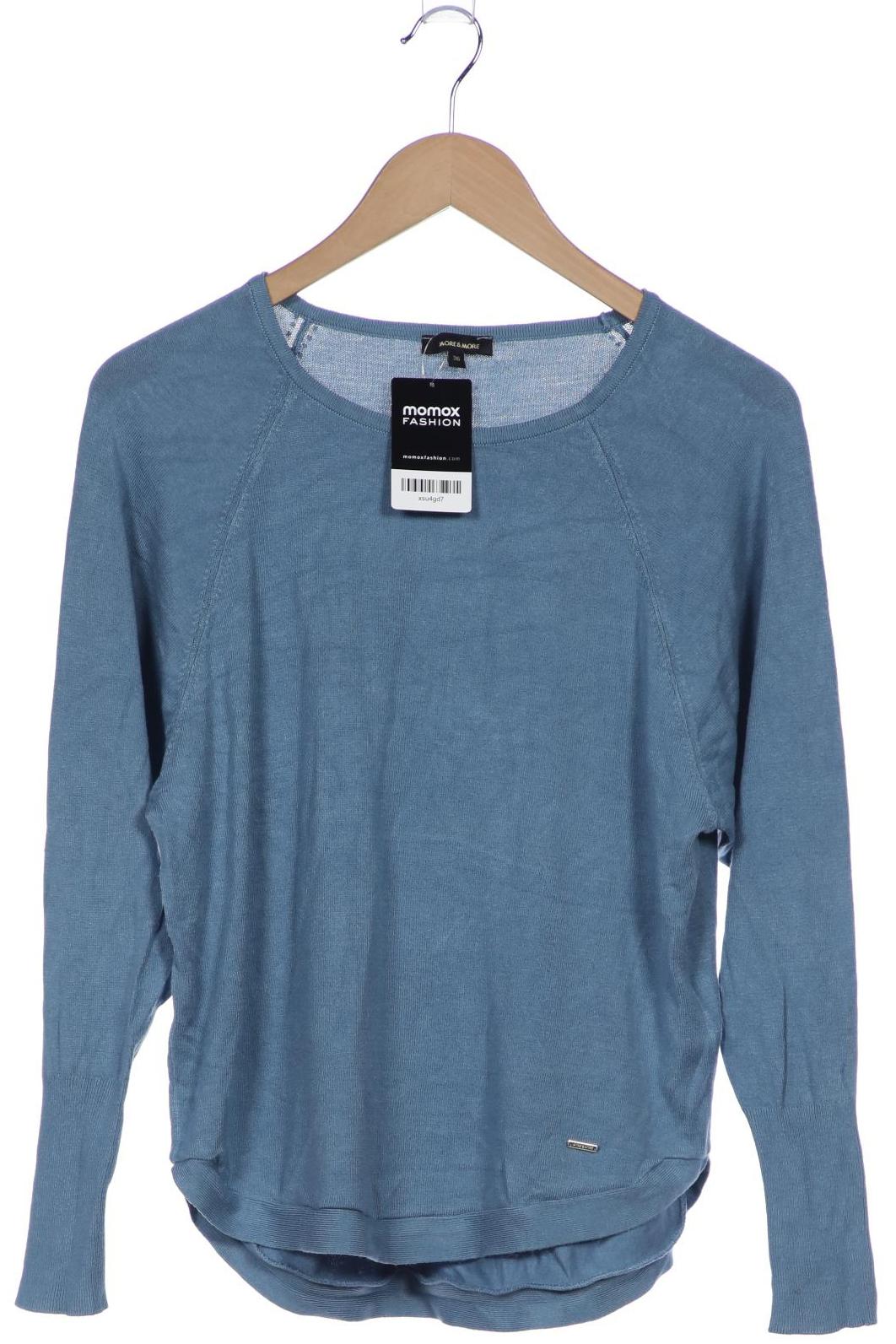

More & More Damen Pullover, blau, Gr. 36