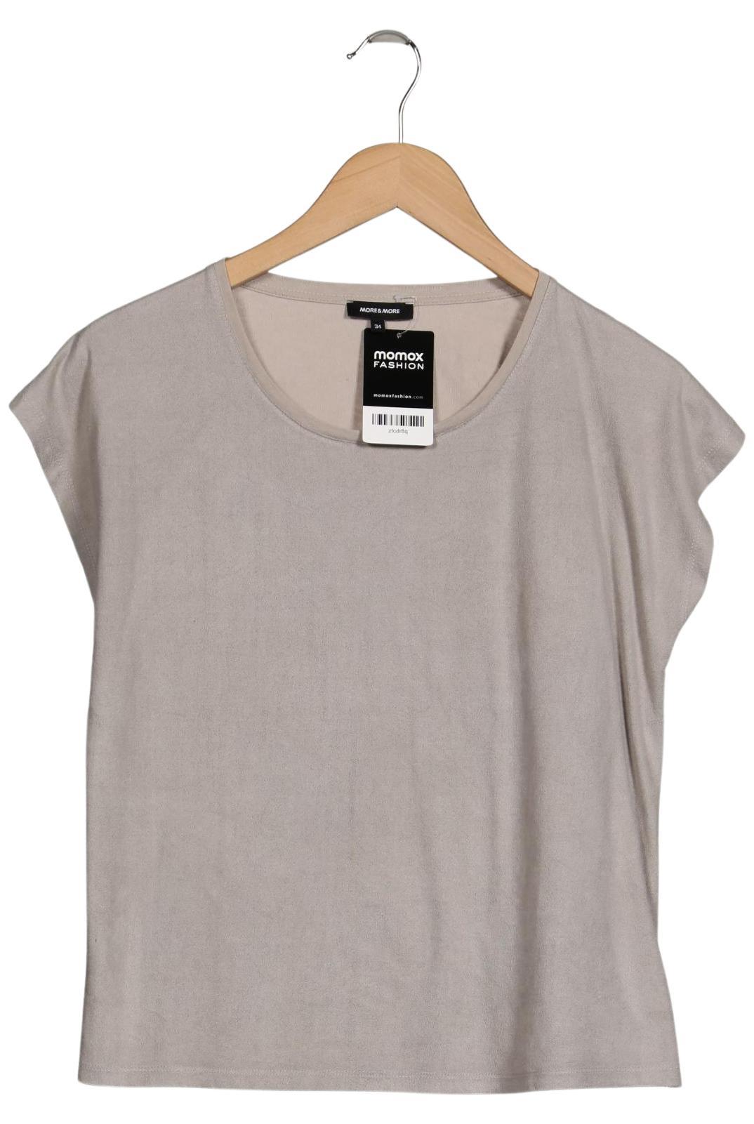 

More & More Damen T-Shirt, grau, Gr. 34
