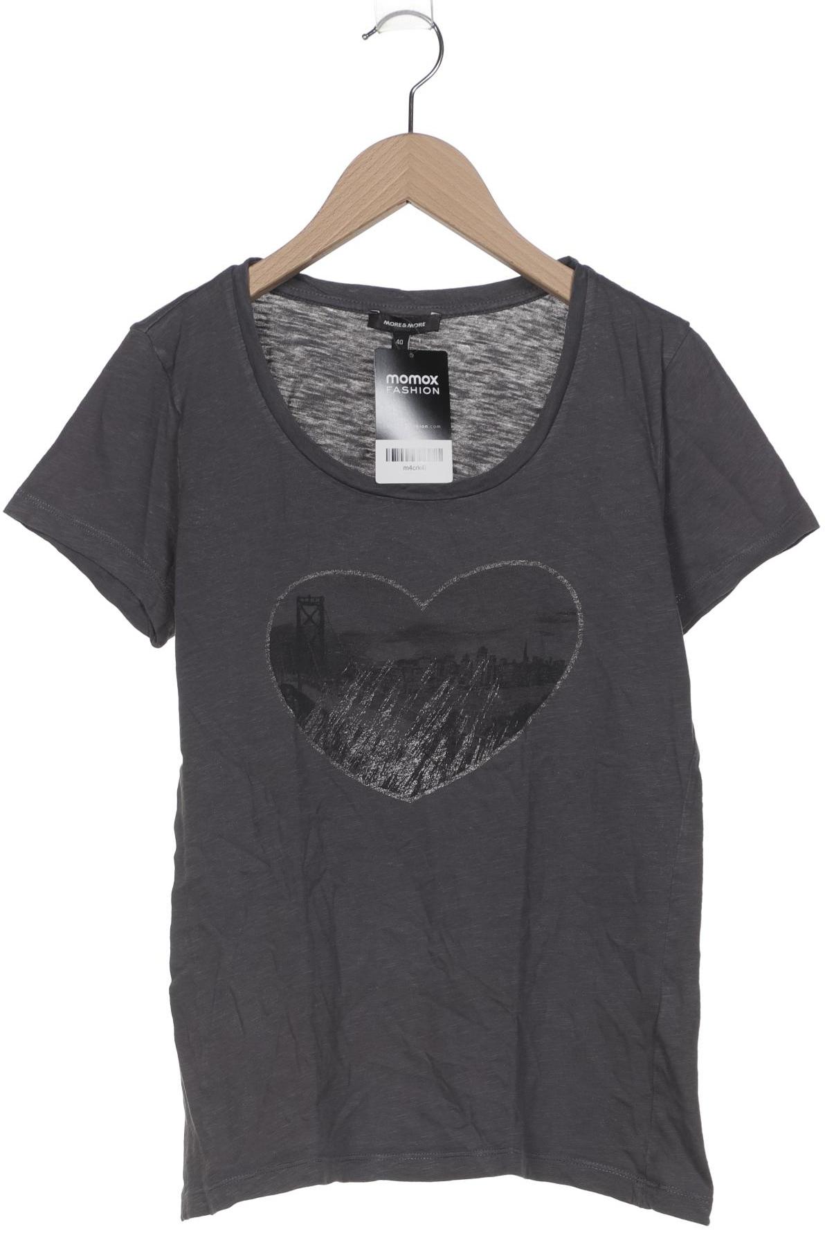 

More & More Damen T-Shirt, grau, Gr. 40