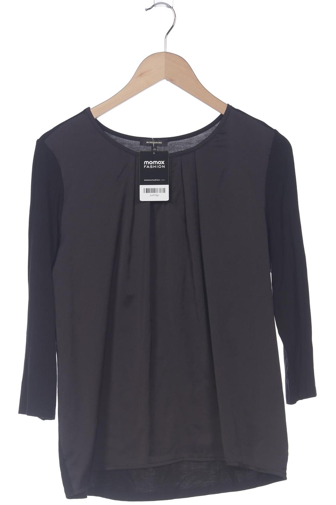 

More & More Damen Langarmshirt, schwarz, Gr. 40