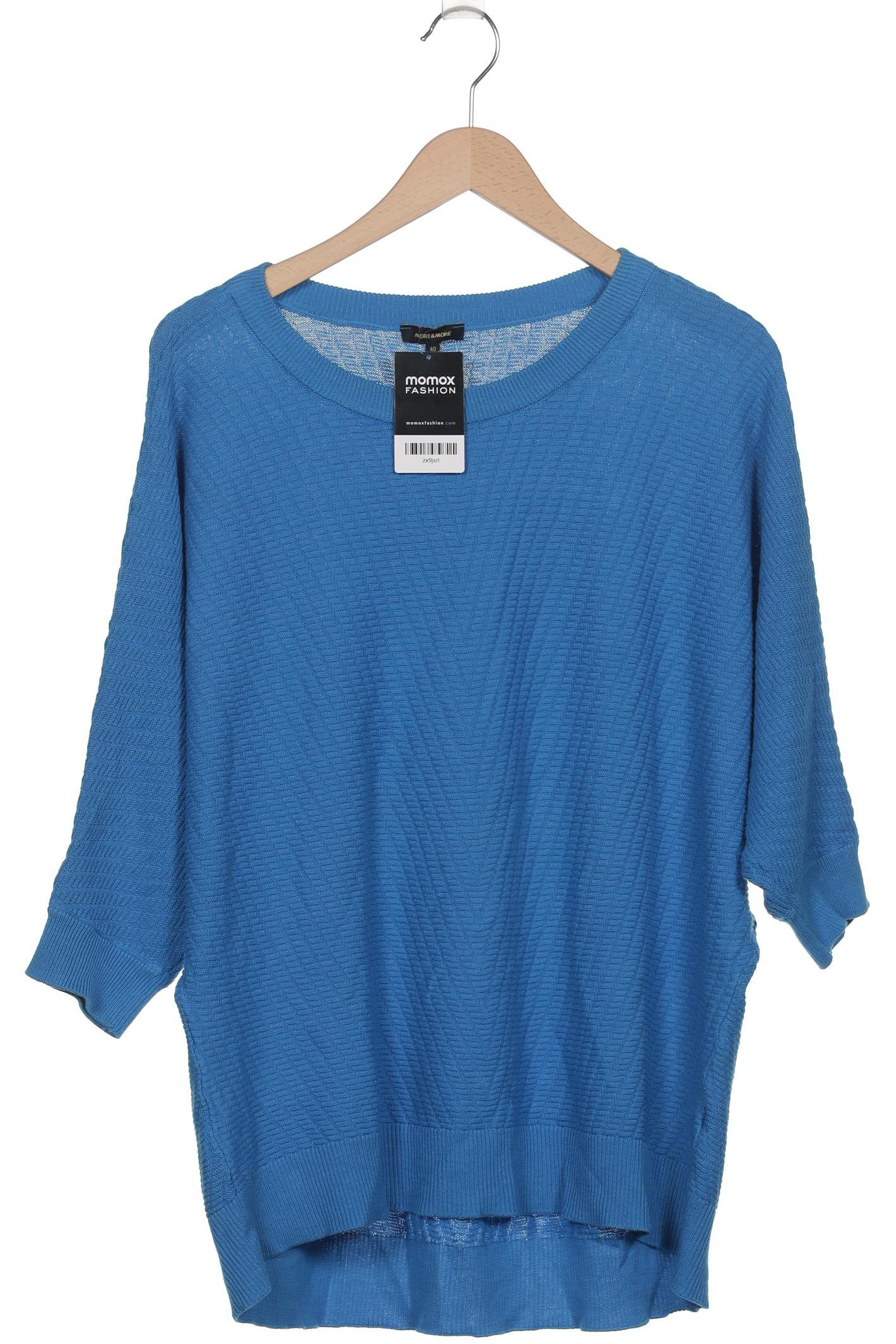 

More & More Damen Pullover, blau, Gr. 40