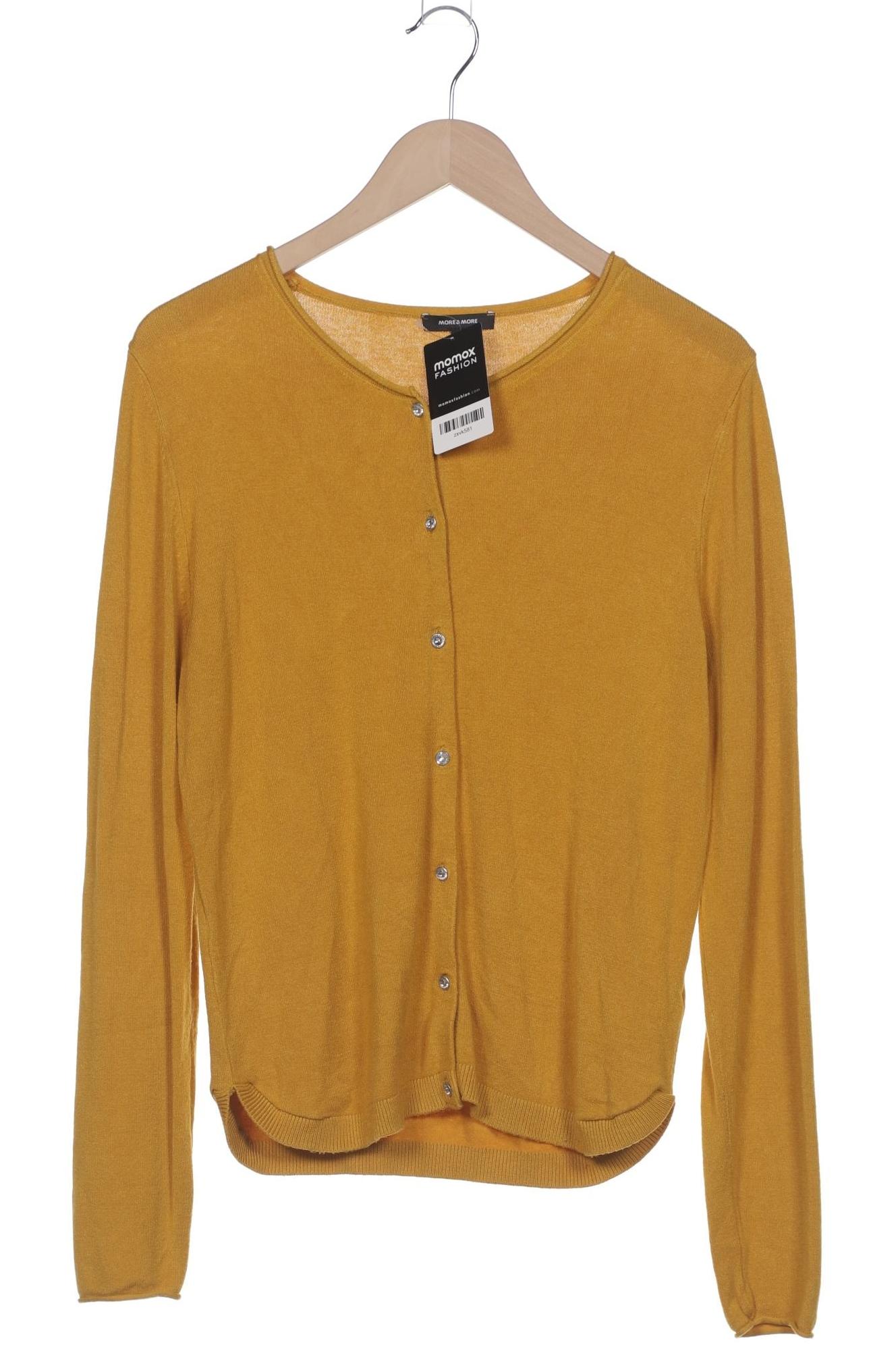 

More & More Damen Strickjacke, gelb, Gr. 36