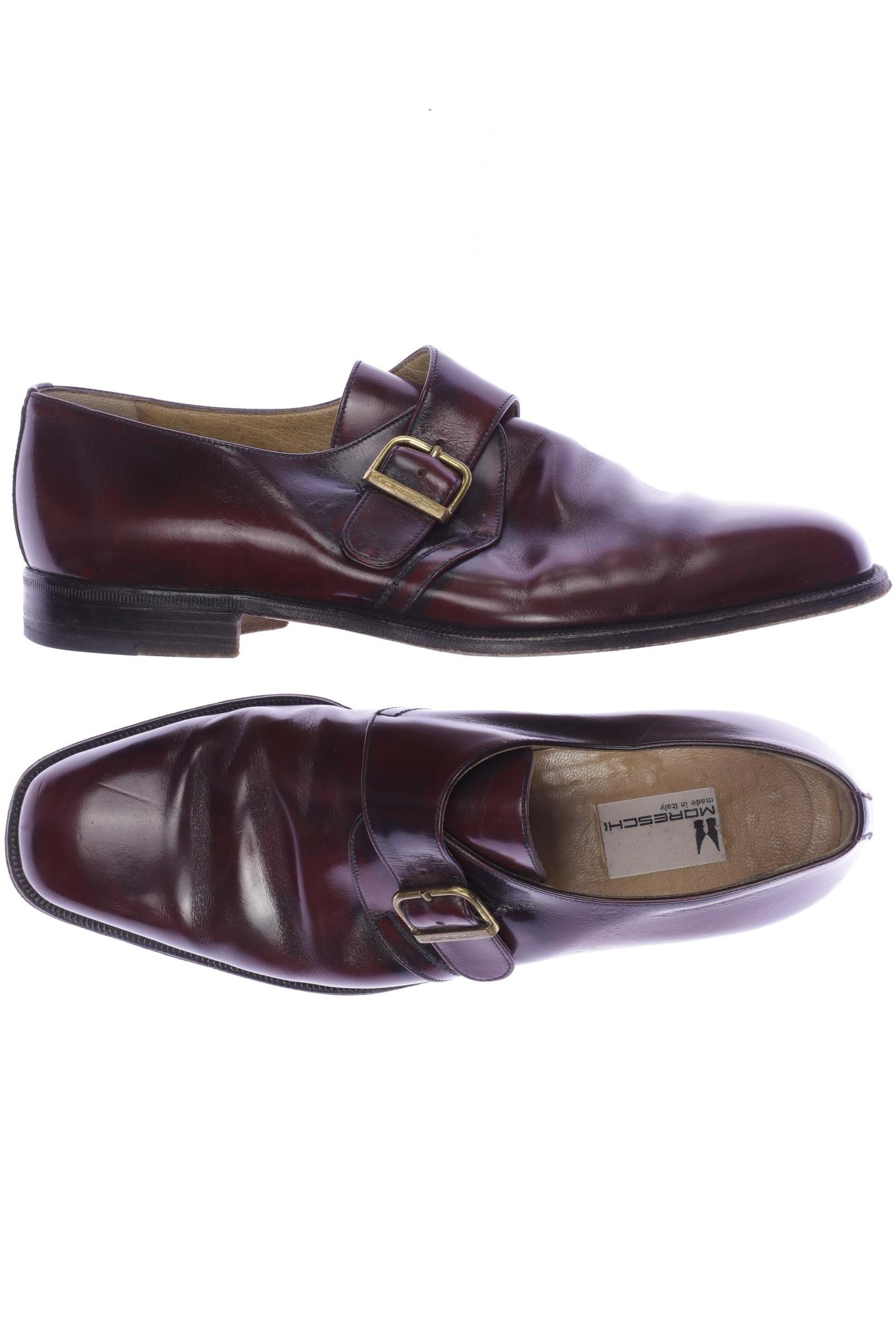 

Moreschi Herren Halbschuh, bordeaux, Gr. 8