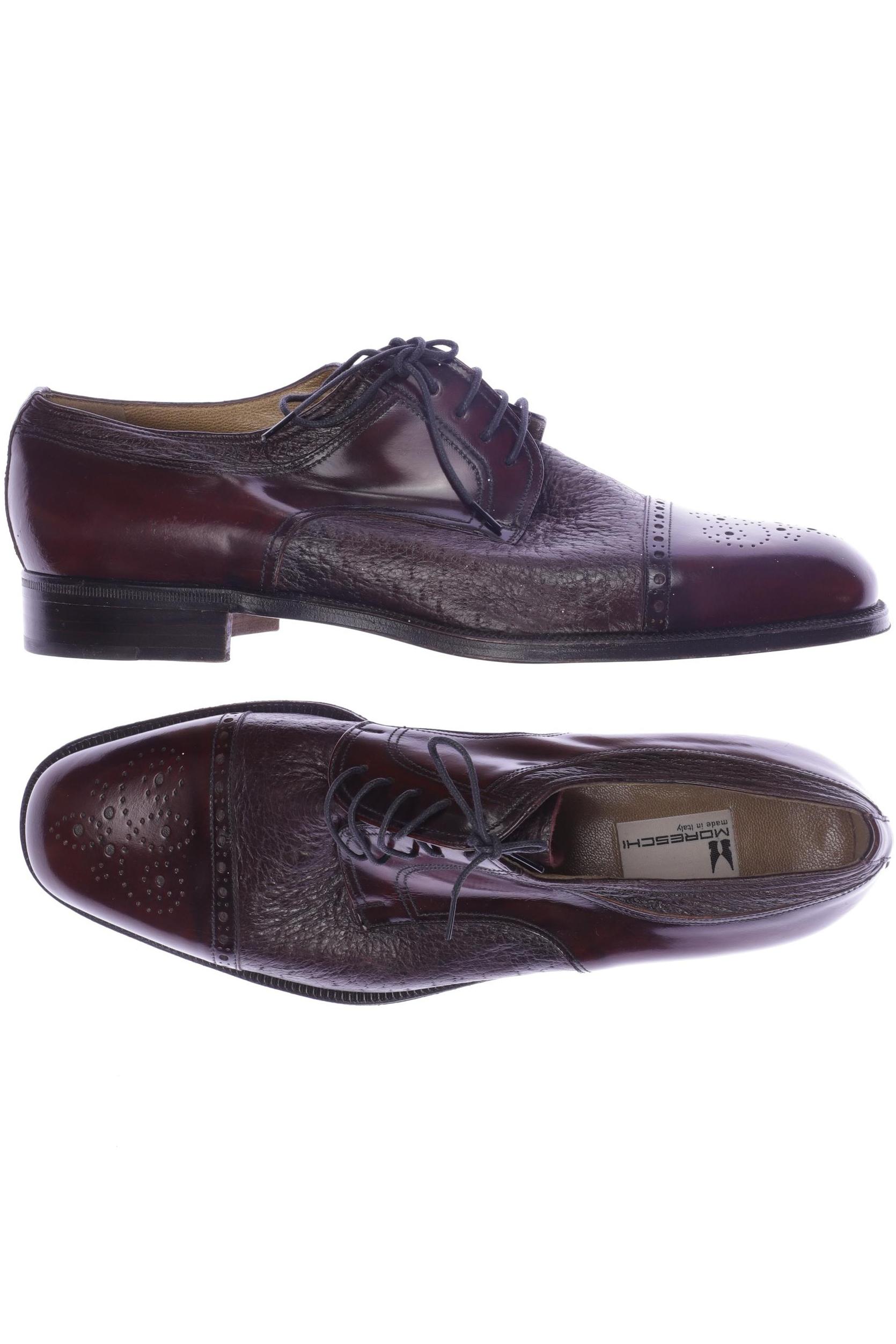 

Moreschi Herren Halbschuh, bordeaux, Gr. 10