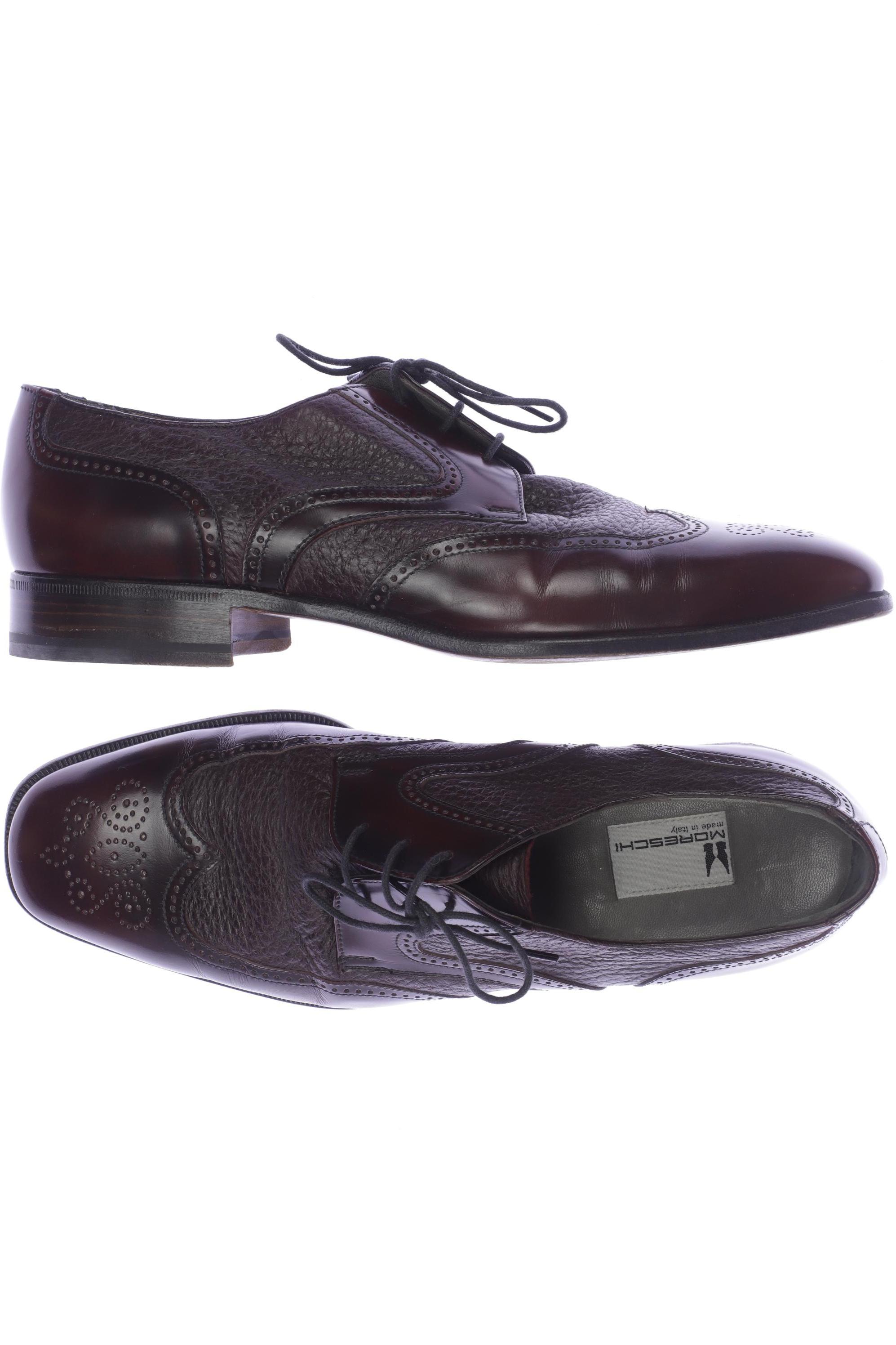 

Moreschi Herren Halbschuh, bordeaux, Gr. 9