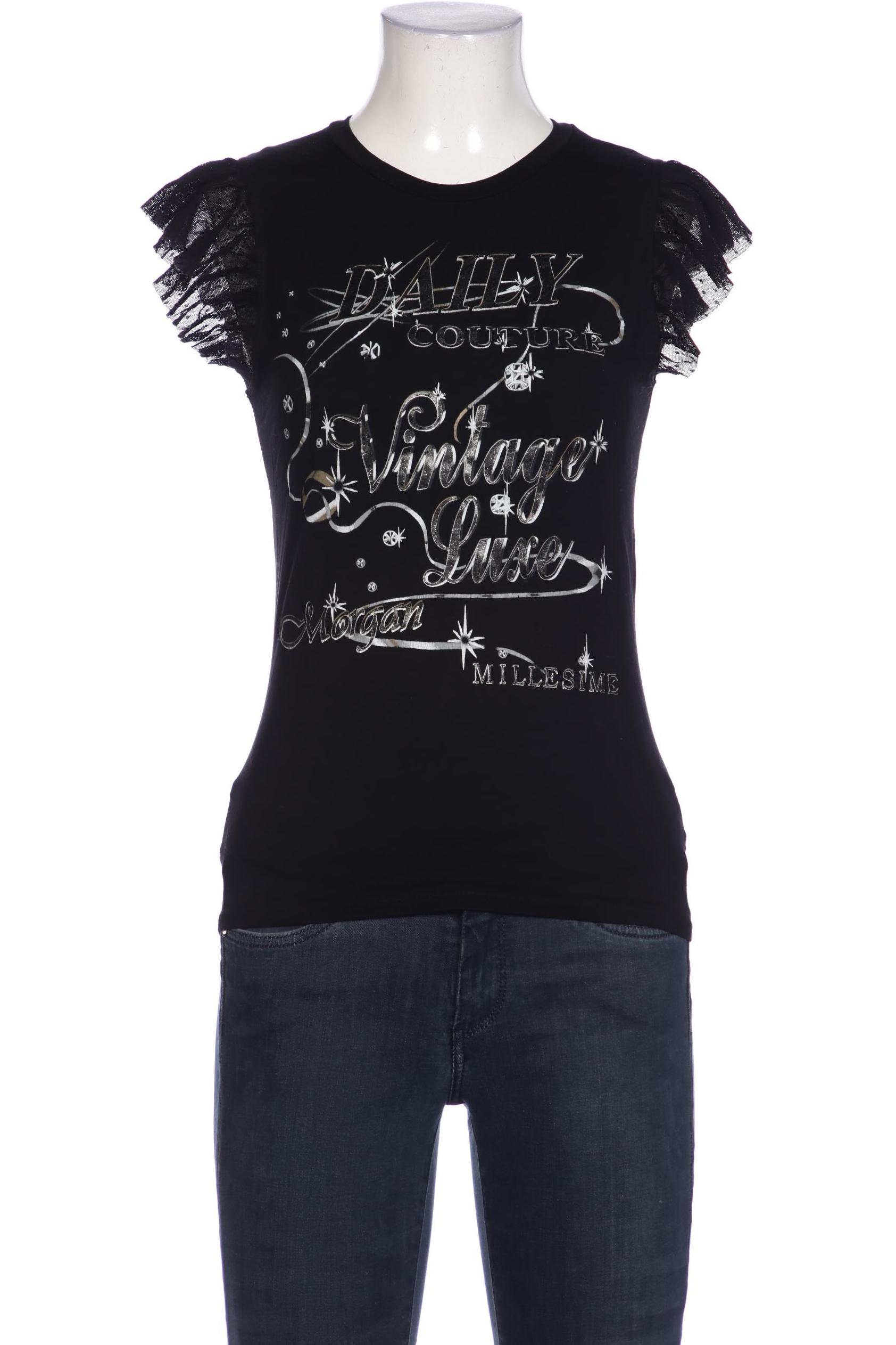 

MORGAN Damen T-Shirt, schwarz