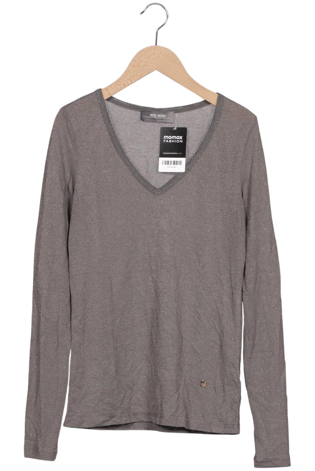 

Mos Mosh Damen Langarmshirt, grau, Gr. 34