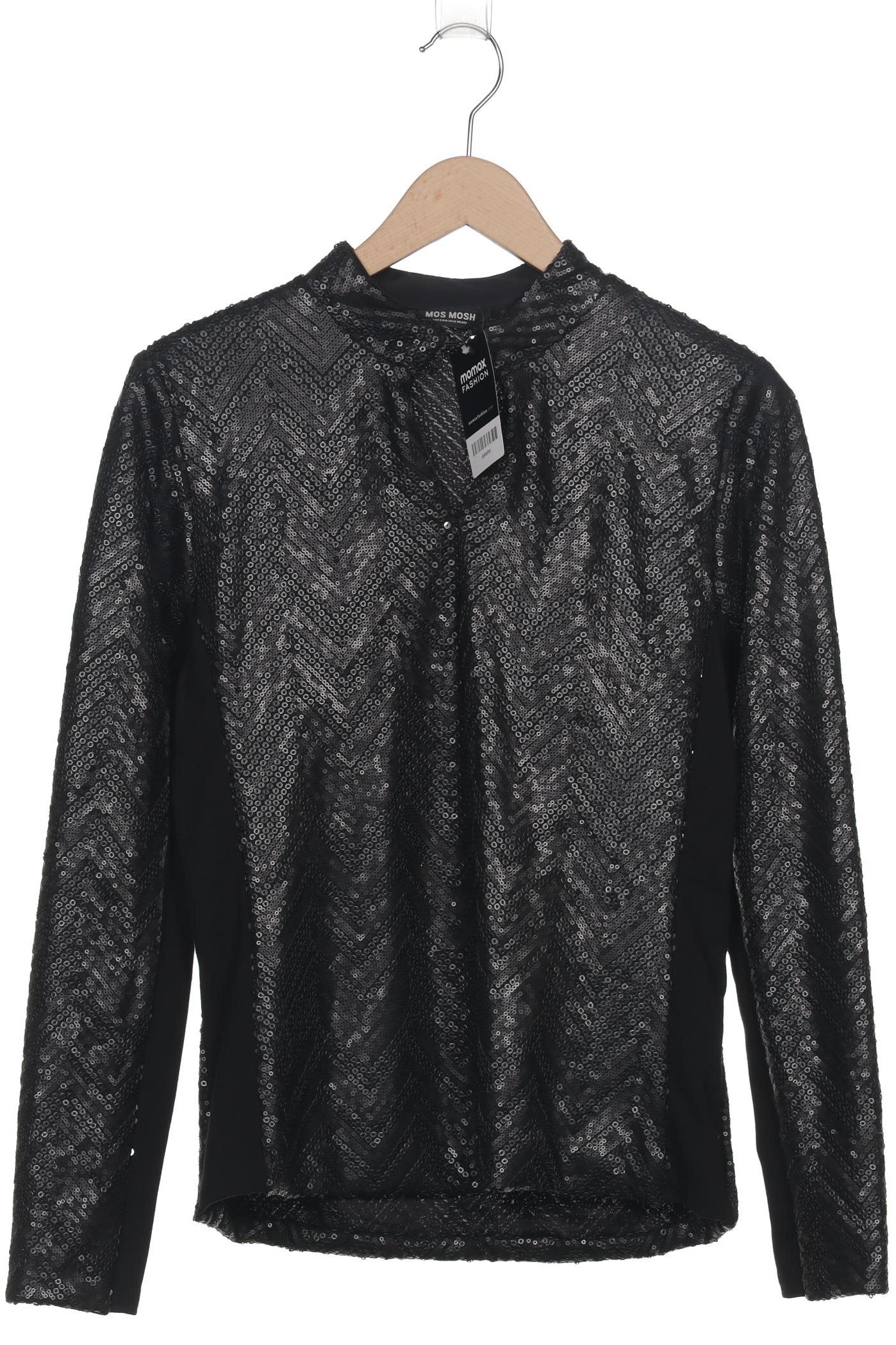 

Mos Mosh Damen Langarmshirt, schwarz, Gr. 38