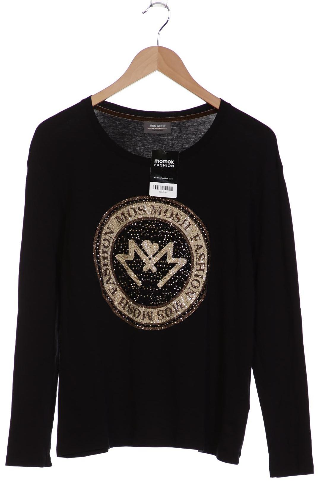 

Mos Mosh Damen Langarmshirt, schwarz, Gr. 38