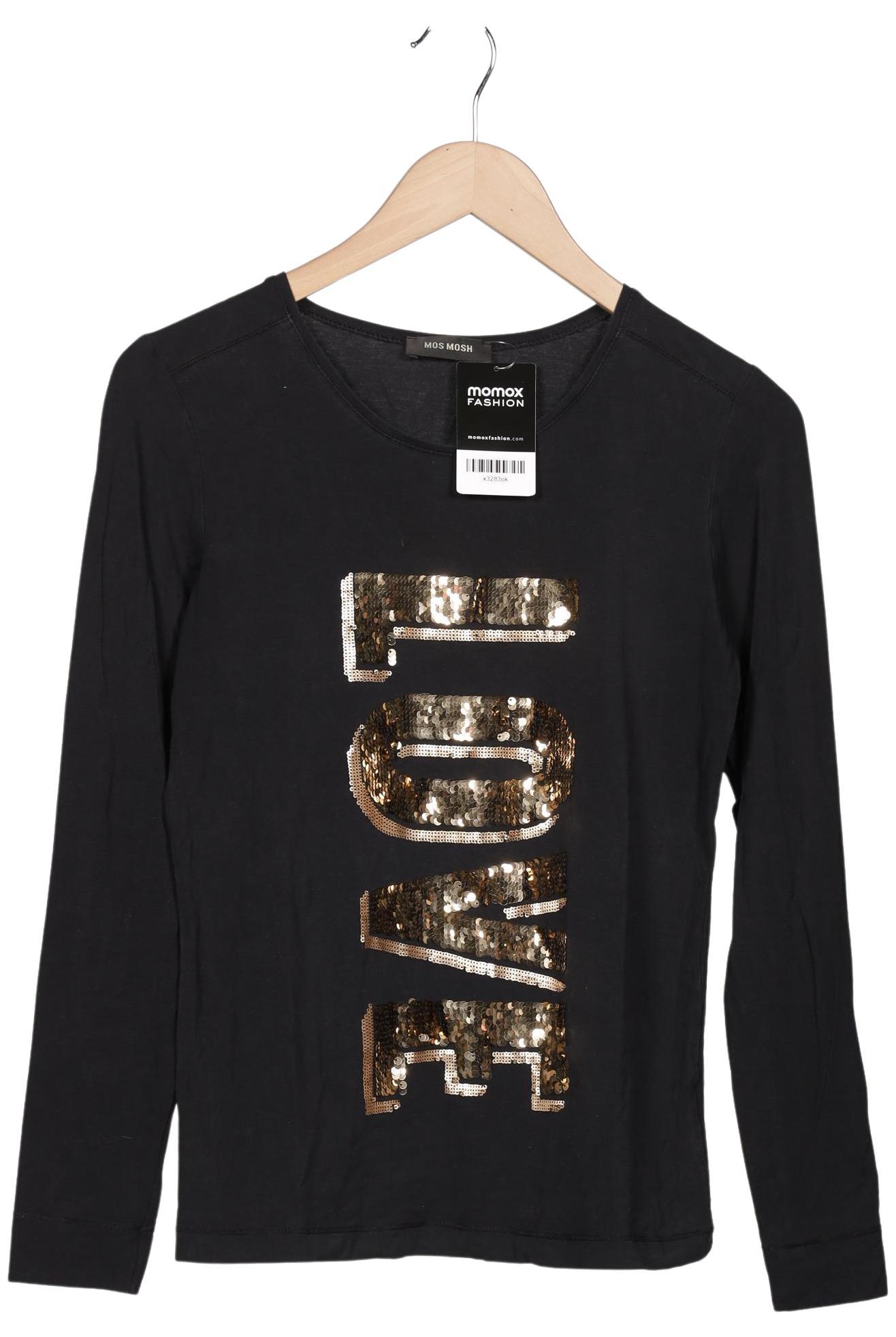 

Mos Mosh Damen Langarmshirt, schwarz, Gr. 36