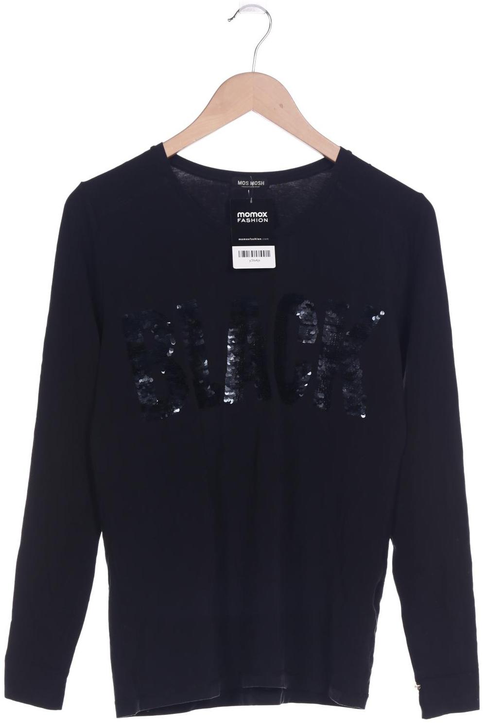 

Mos Mosh Damen Langarmshirt, schwarz, Gr. 38