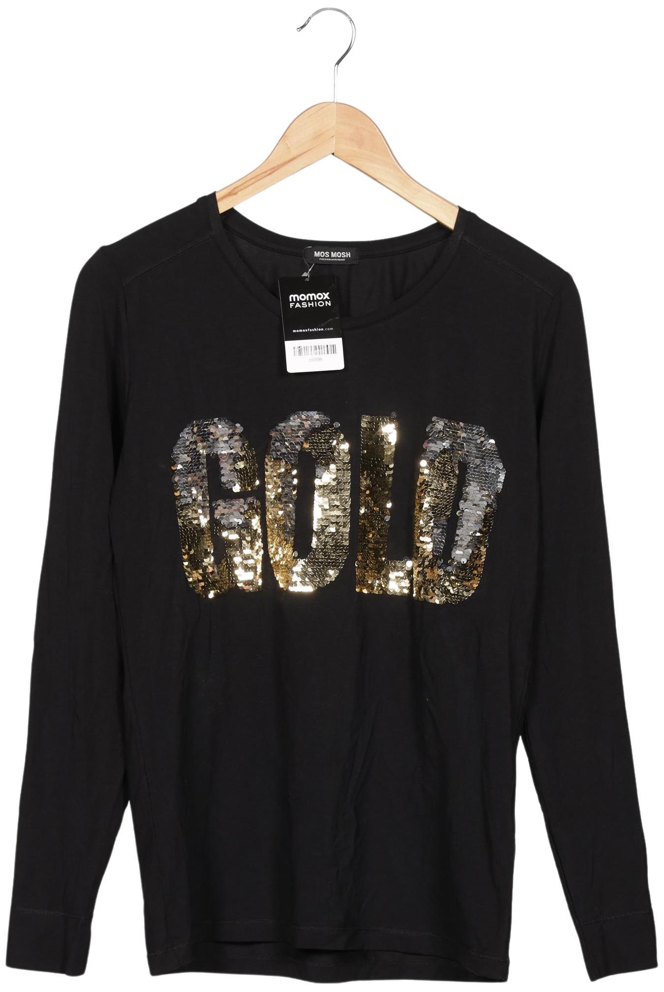 

Mos Mosh Damen Langarmshirt, schwarz, Gr. 38