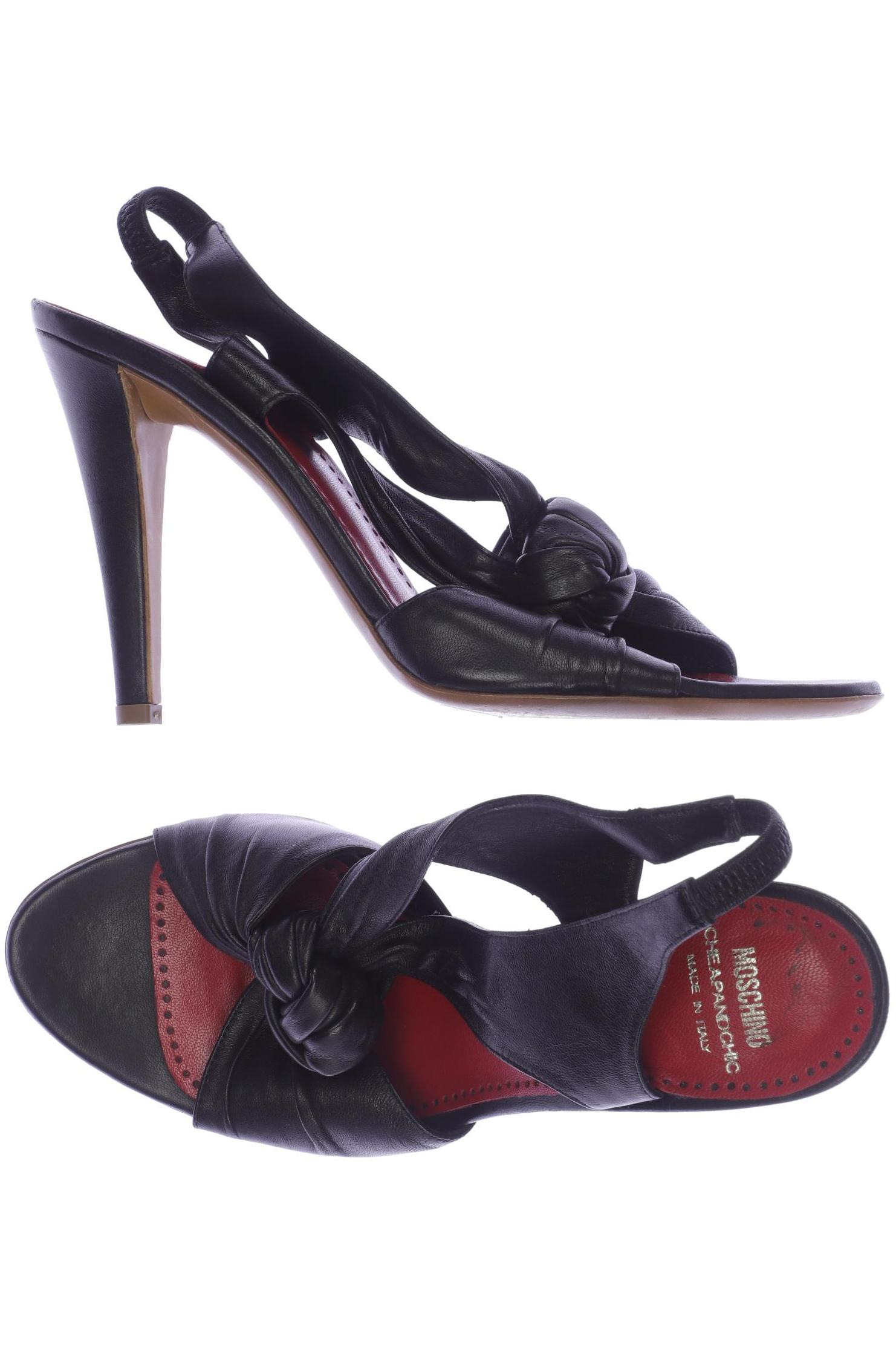 

Moschino Cheap AND Chic Damen Sandale, schwarz, Gr. 39