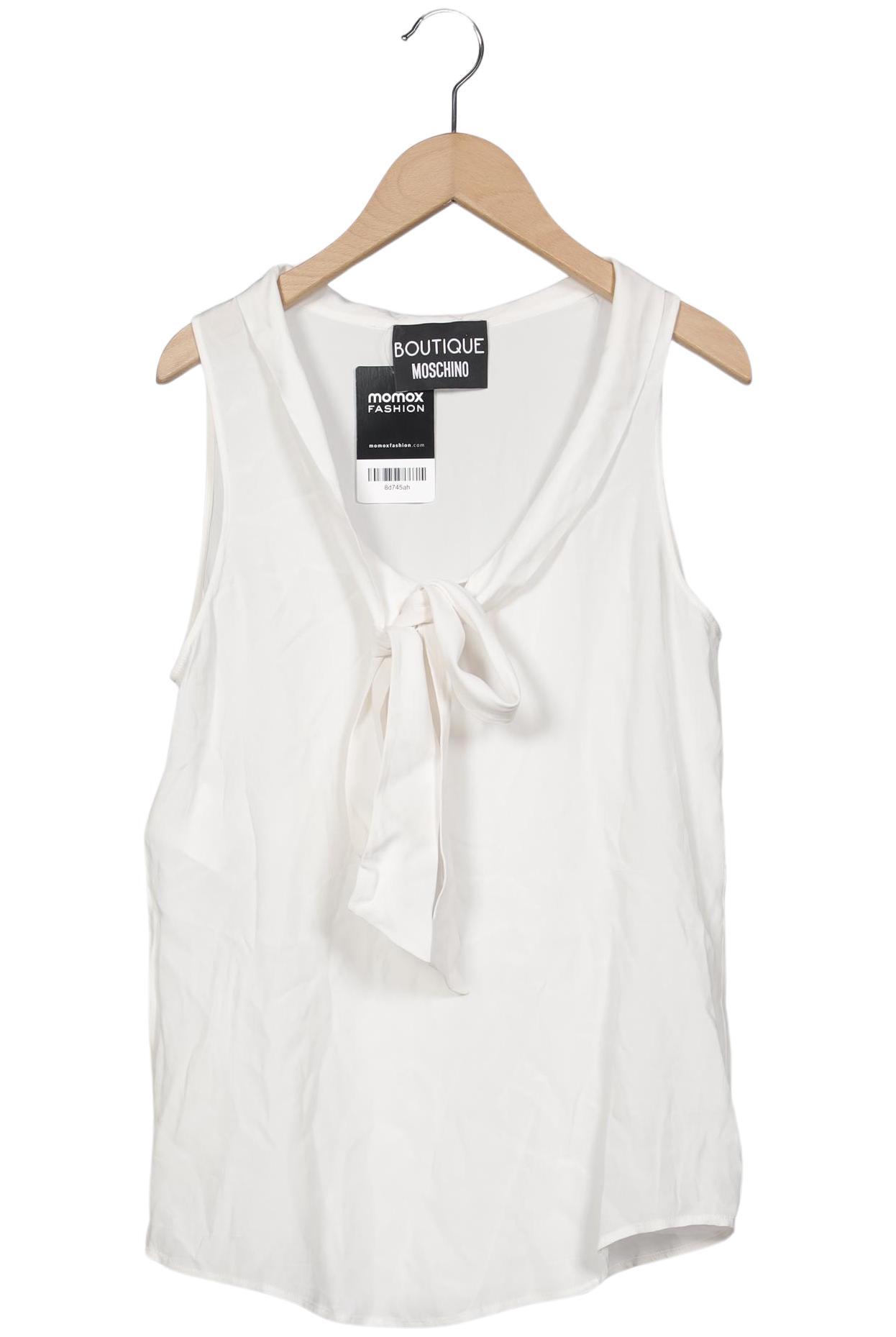 

Moschino Damen Bluse, weiß, Gr. 34